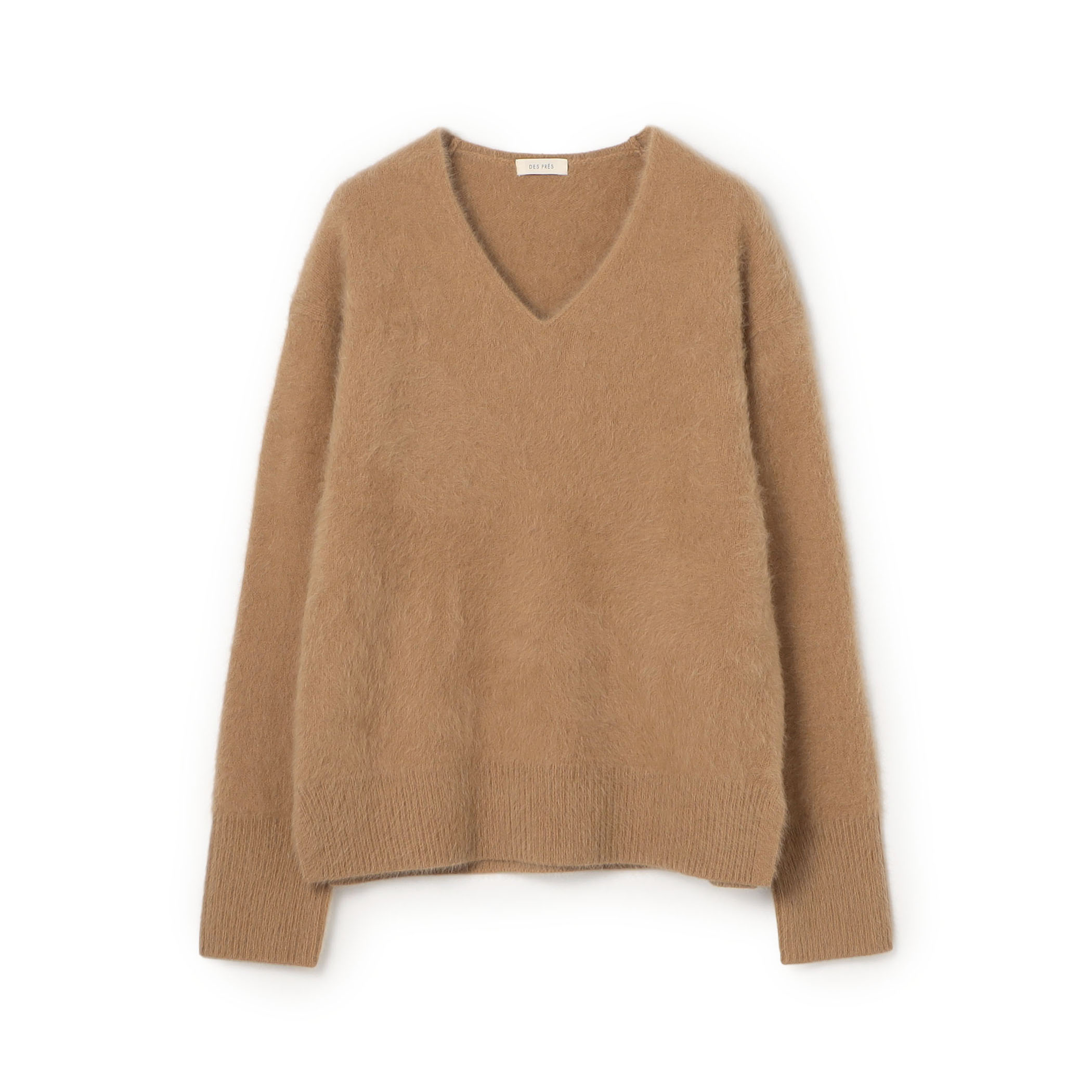【WEB先行予約】フォックスカシミヤ Vネックプルオーバー
