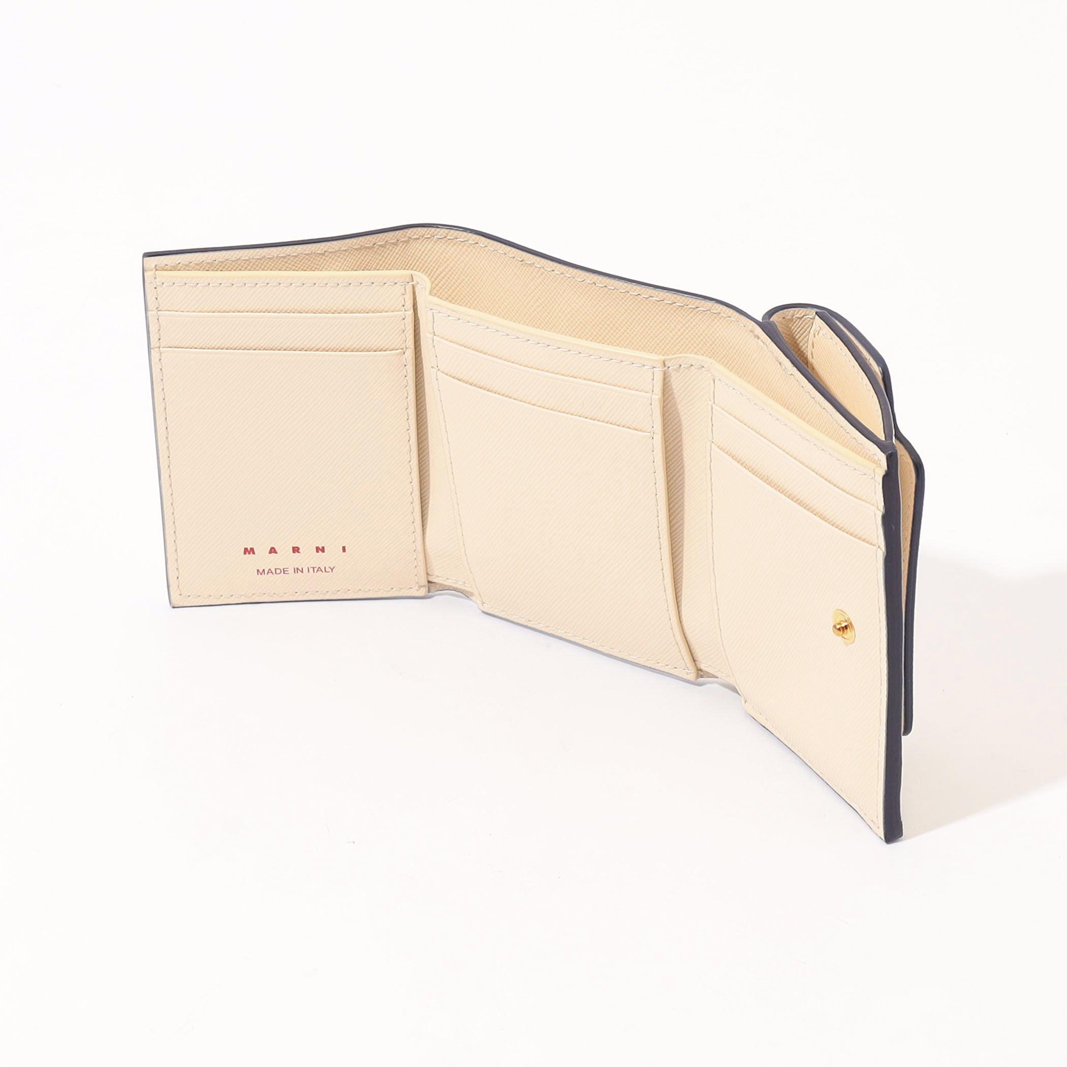MARNI WALLET サフィアーノレザー製三つ折りウォレット