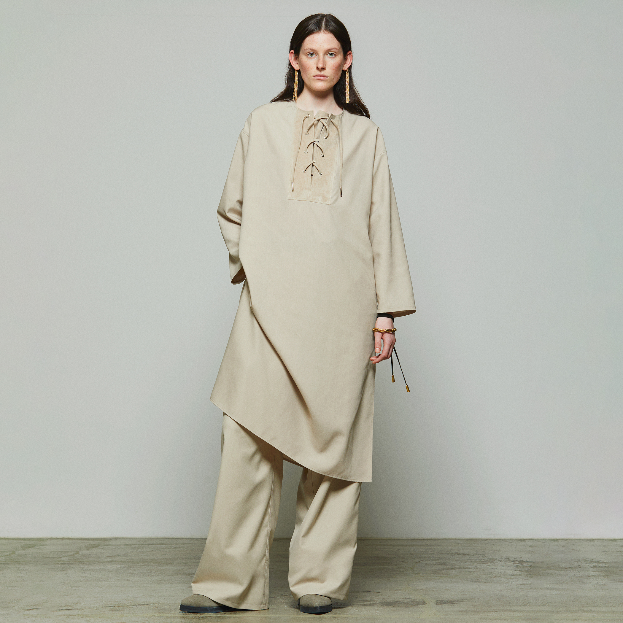 THE RERACSワンピース Edition×THE RERACS Collaboration Label LACE-UP DRESS