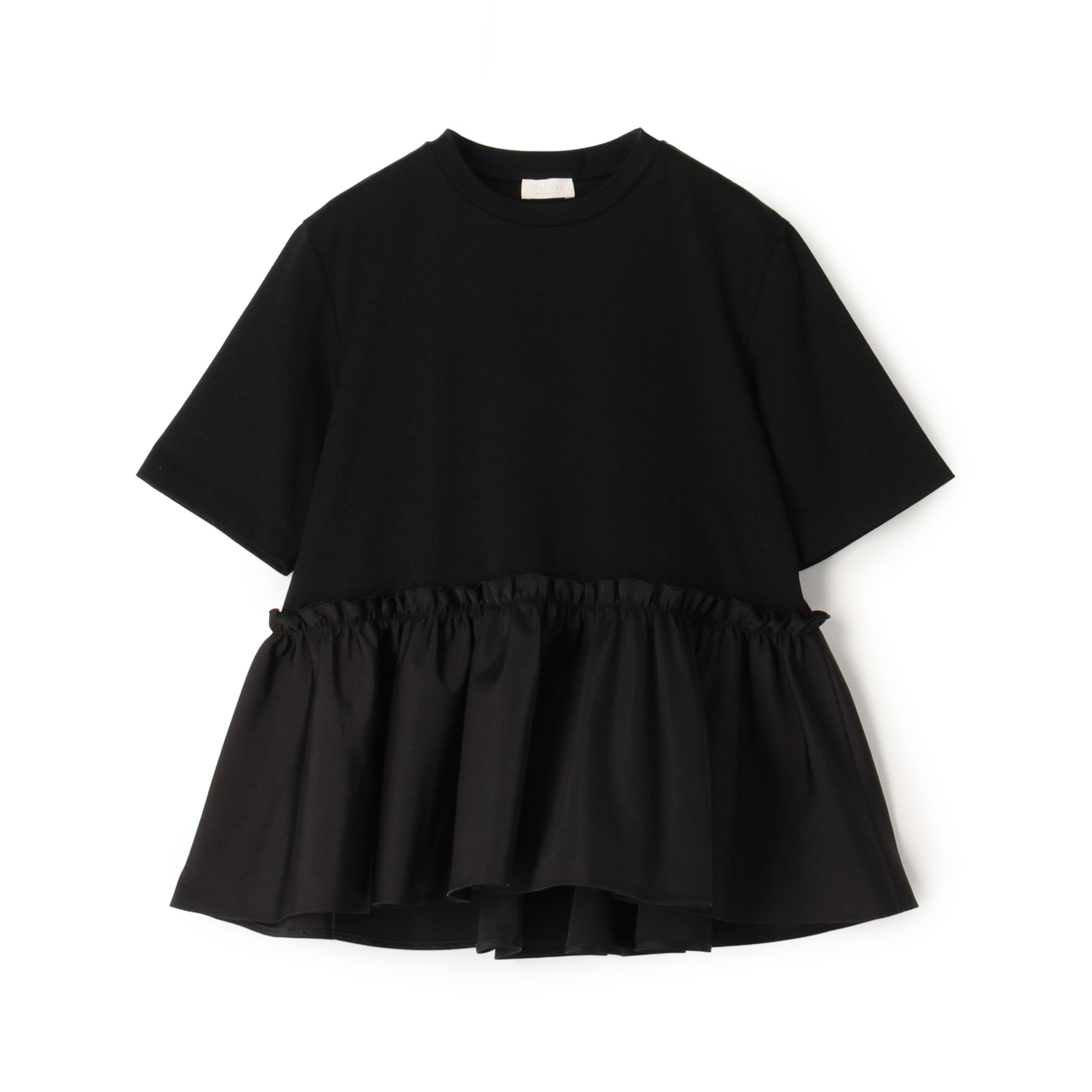 【WEB限定】ジャージーコンビ ペプラムプルオーバー