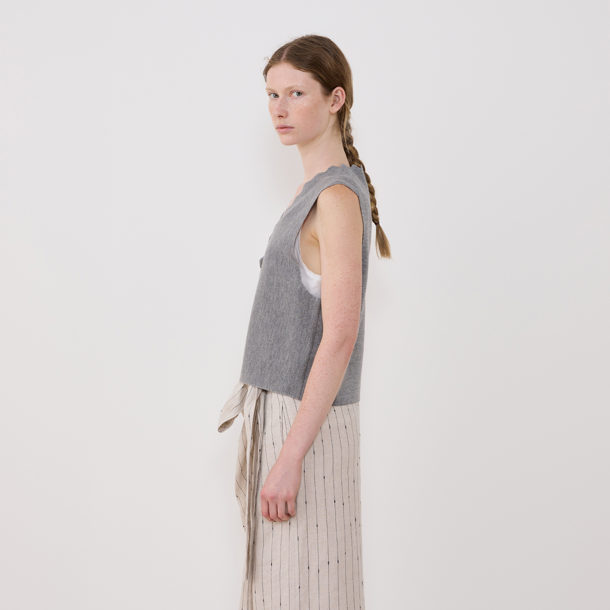 ウーステッドミラノリブ ベスト｜トゥモローランド 公式通販