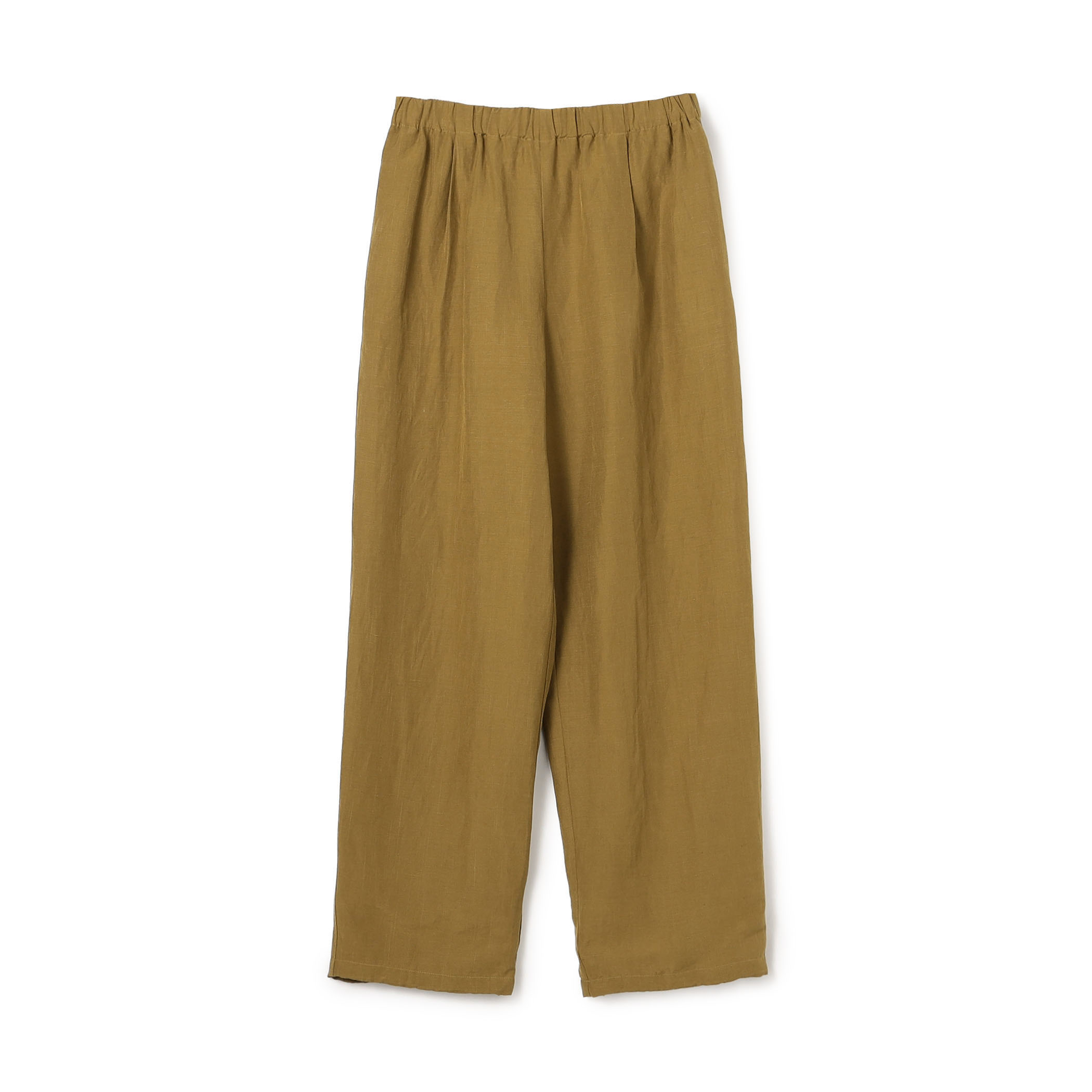 リネンキュプラシルクコンパクト イージーパンツ