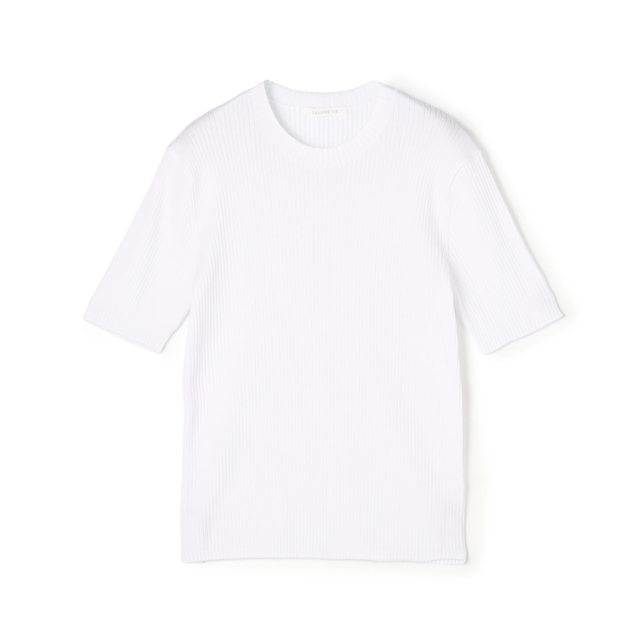 ギザコットンリブ ハーフスリーブプルオーバー