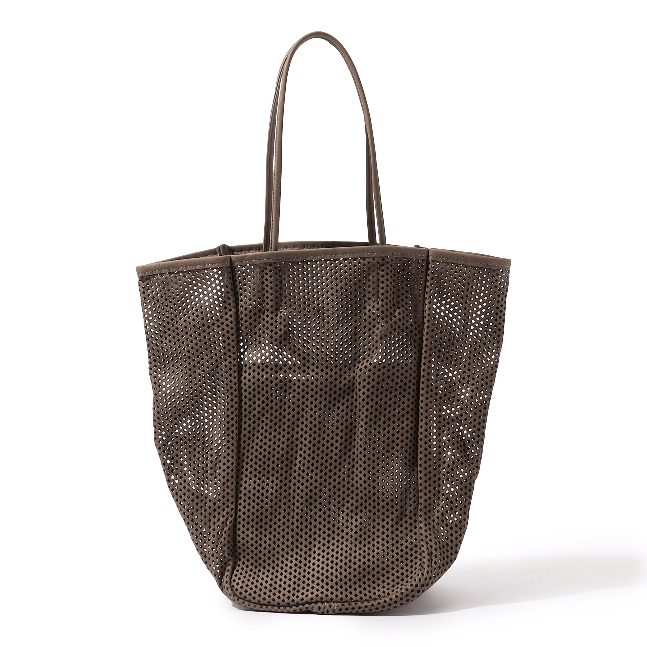 AMIACALVA WASHED LEATHER MESH TOTET M トートバッグ