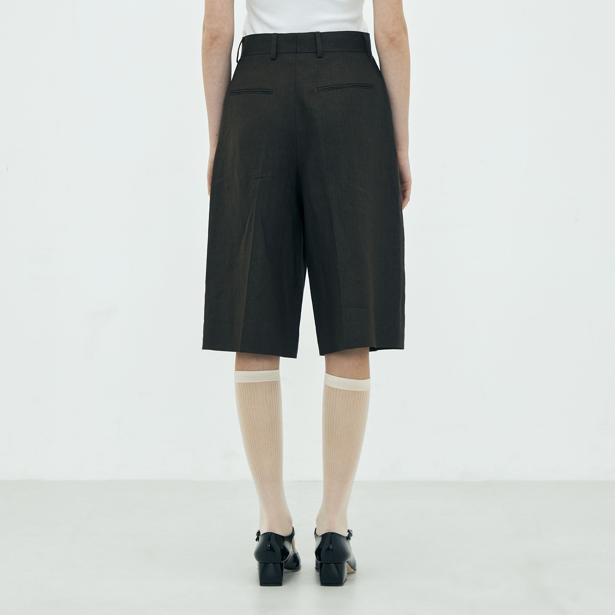 edition pourell リネン タックショートパンツ｜トゥモローランド 公式通販