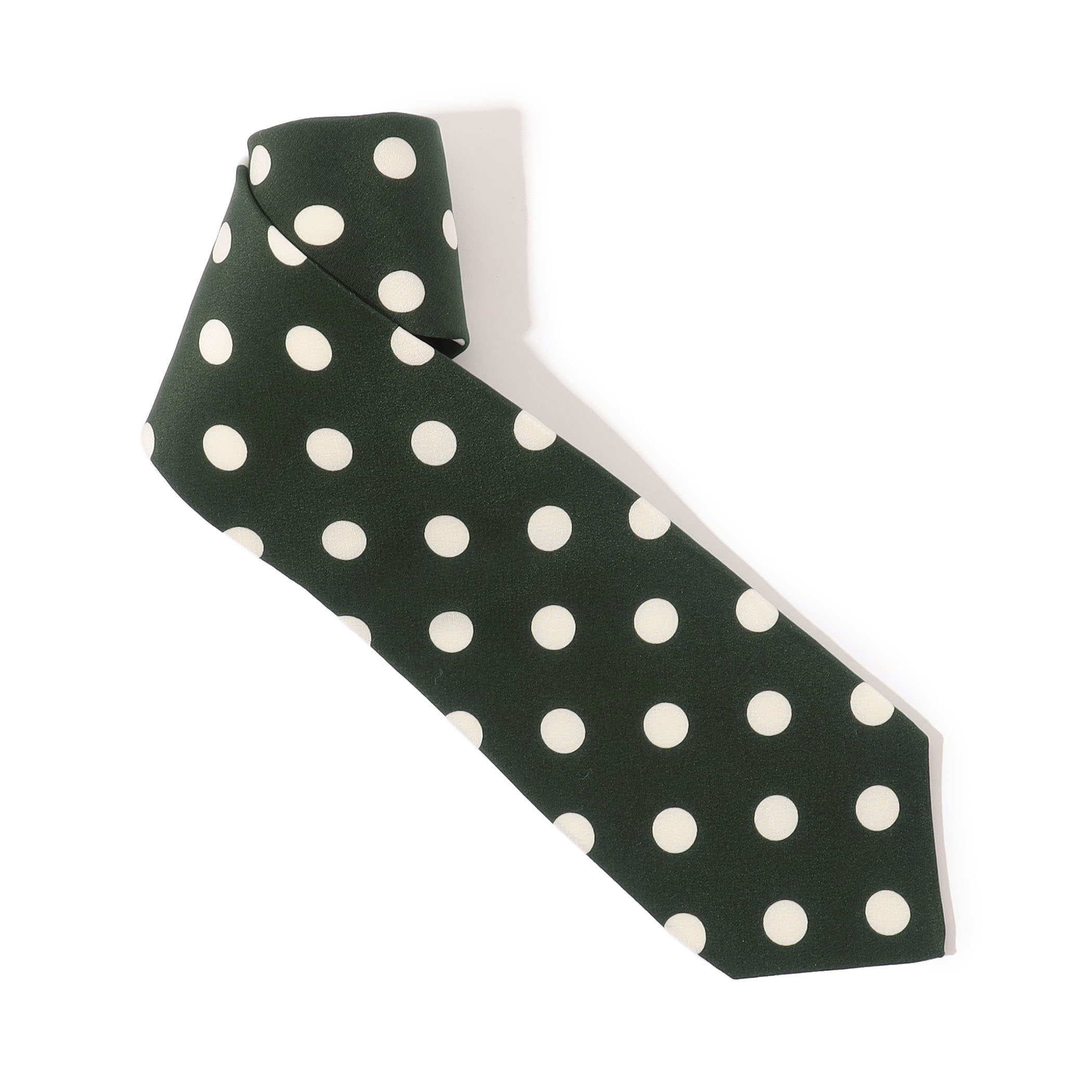 MAISON et VOYAGE シルクプリント 12mmドット レギュラータイ