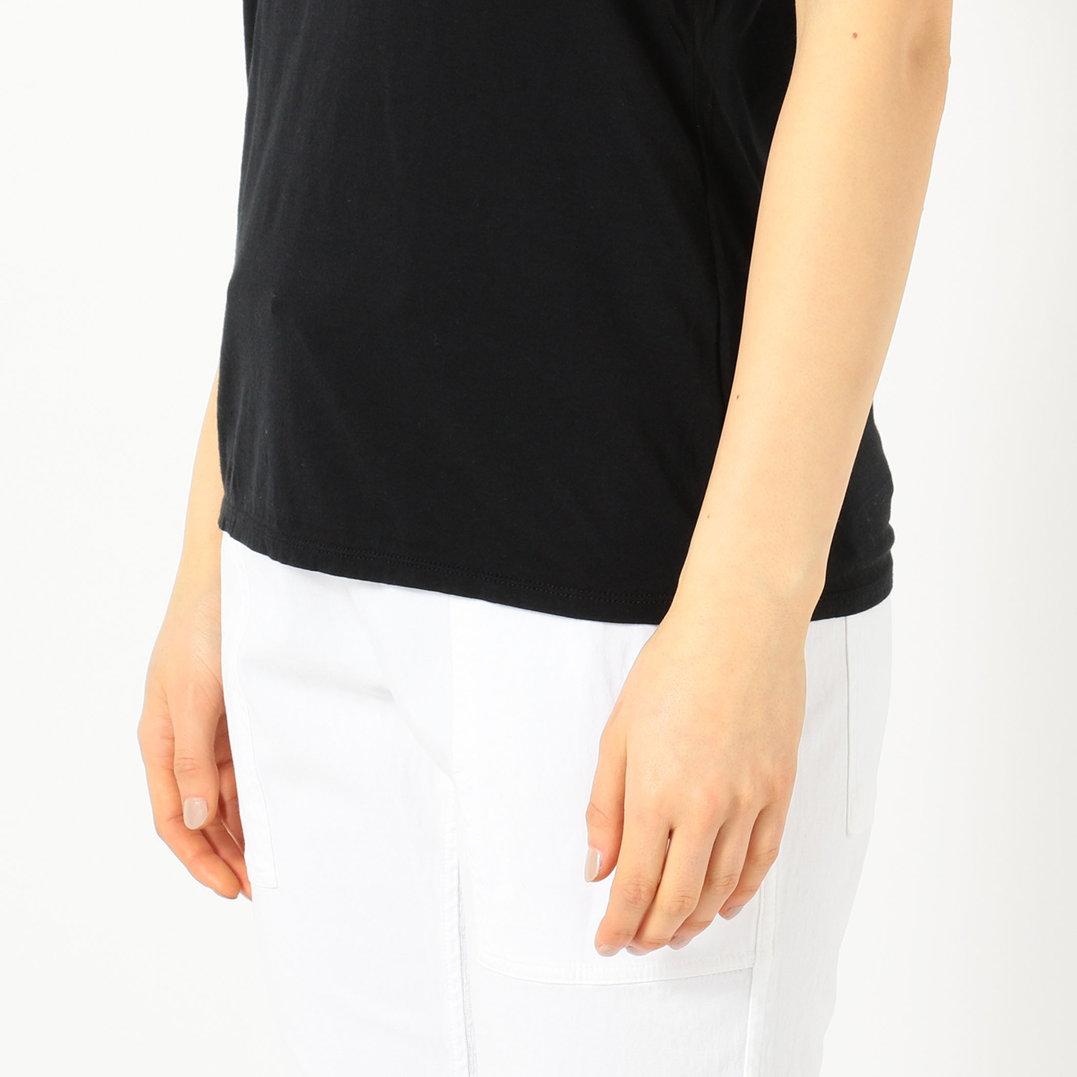 【JAMES PERSE】リュクスジャージー スクープネックTシャツ WELJ3331 リュクスジャージー スクープネックTシャツ WELJ3331