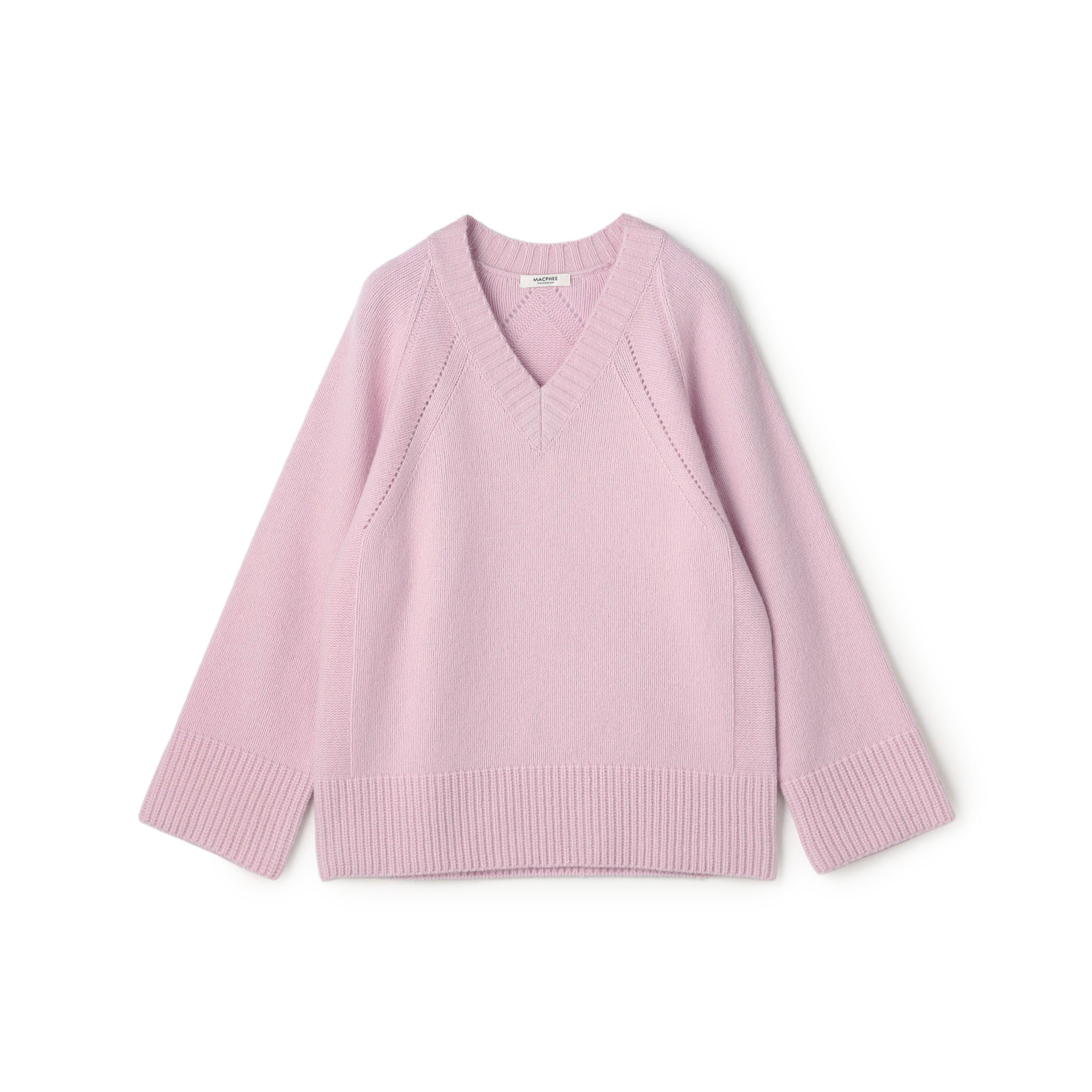 【WEB先行予約】ラムカシミヤ Vネックプルオーバー