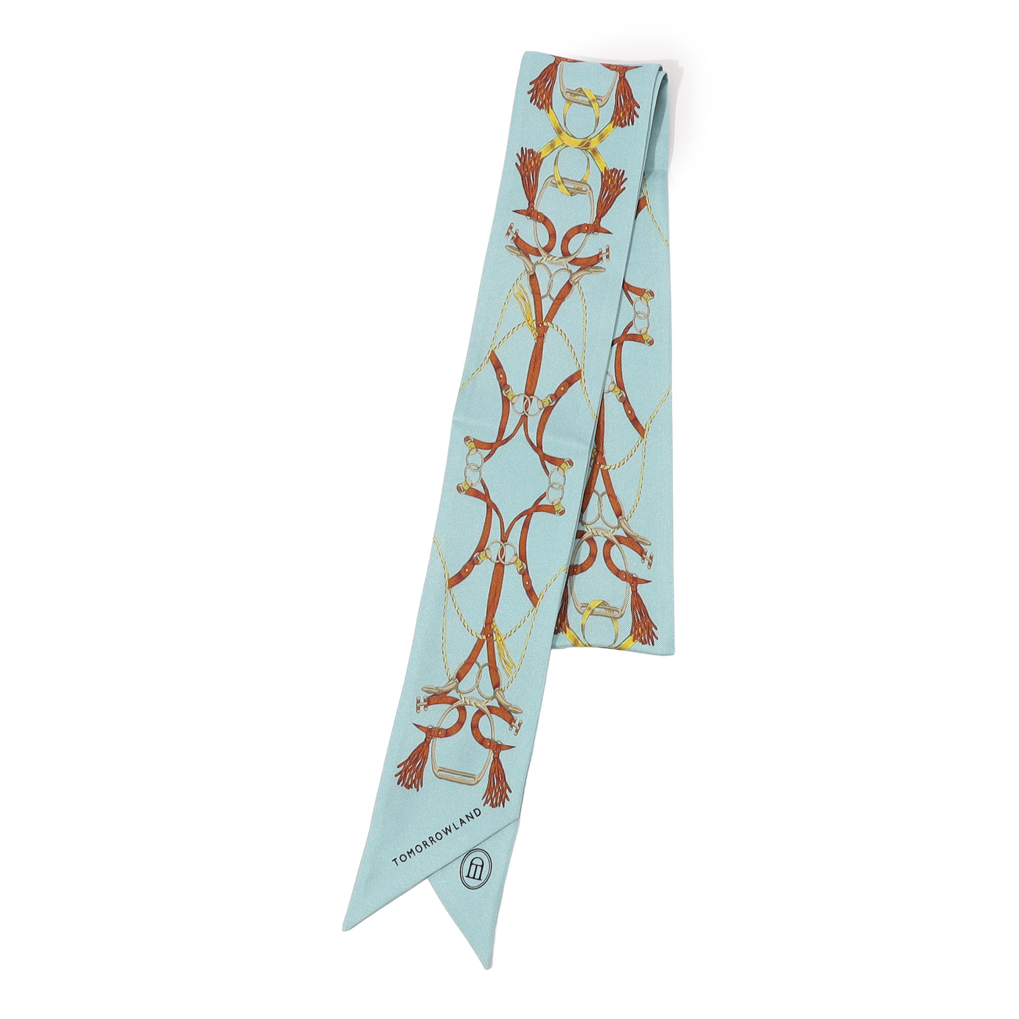 ATELIER TOMORROW TASSELシルク ボウタイスカーフ