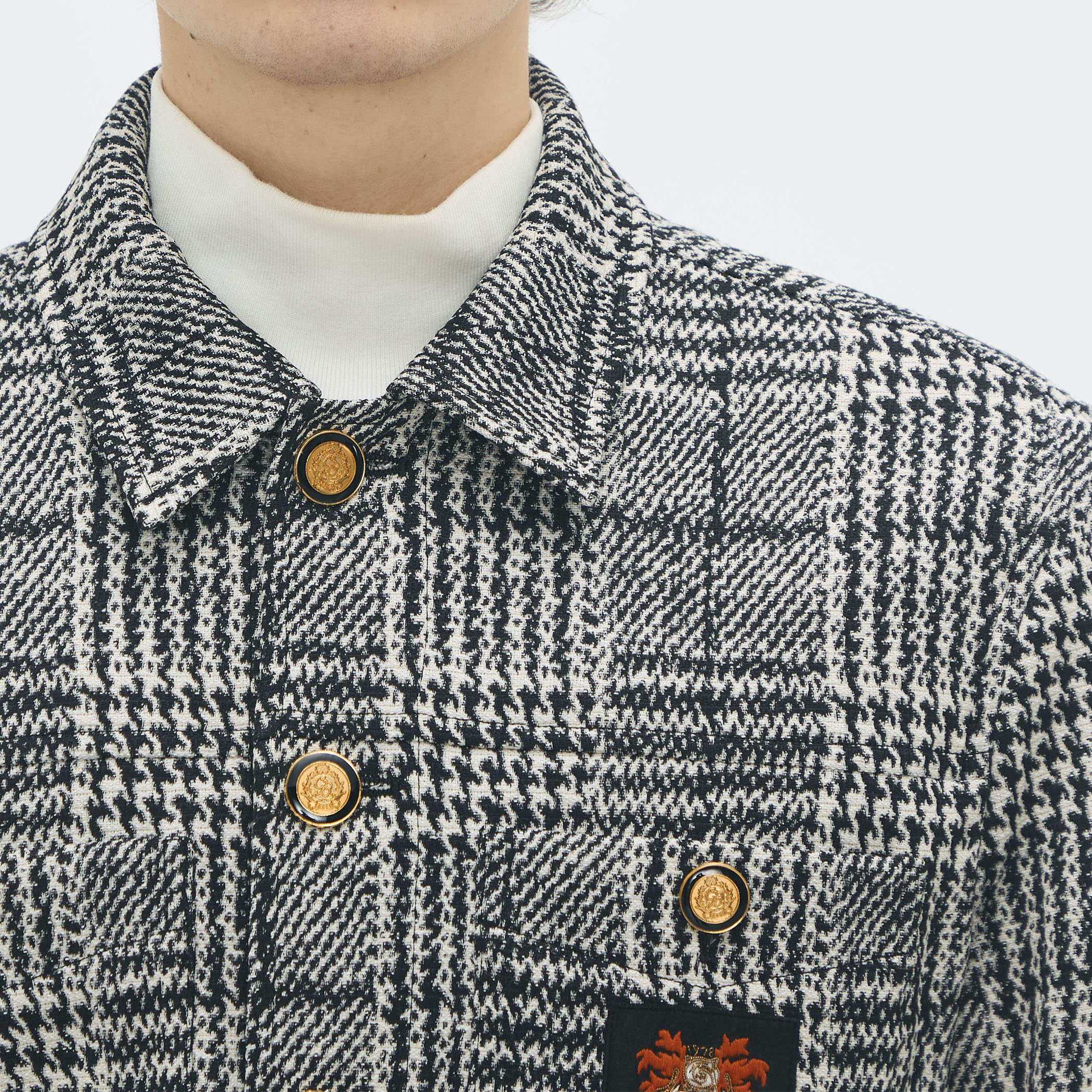 グレンチェックジャカード ブルゾン｜トゥモローランド 公式通販