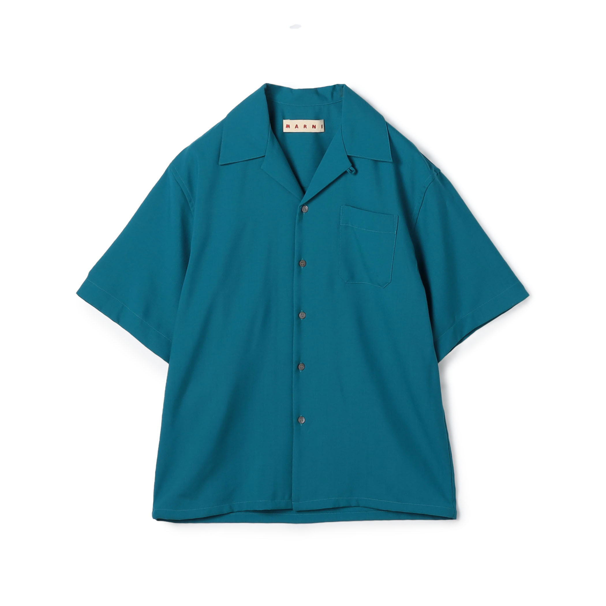 MARNI ウール オープンカラーシャツ