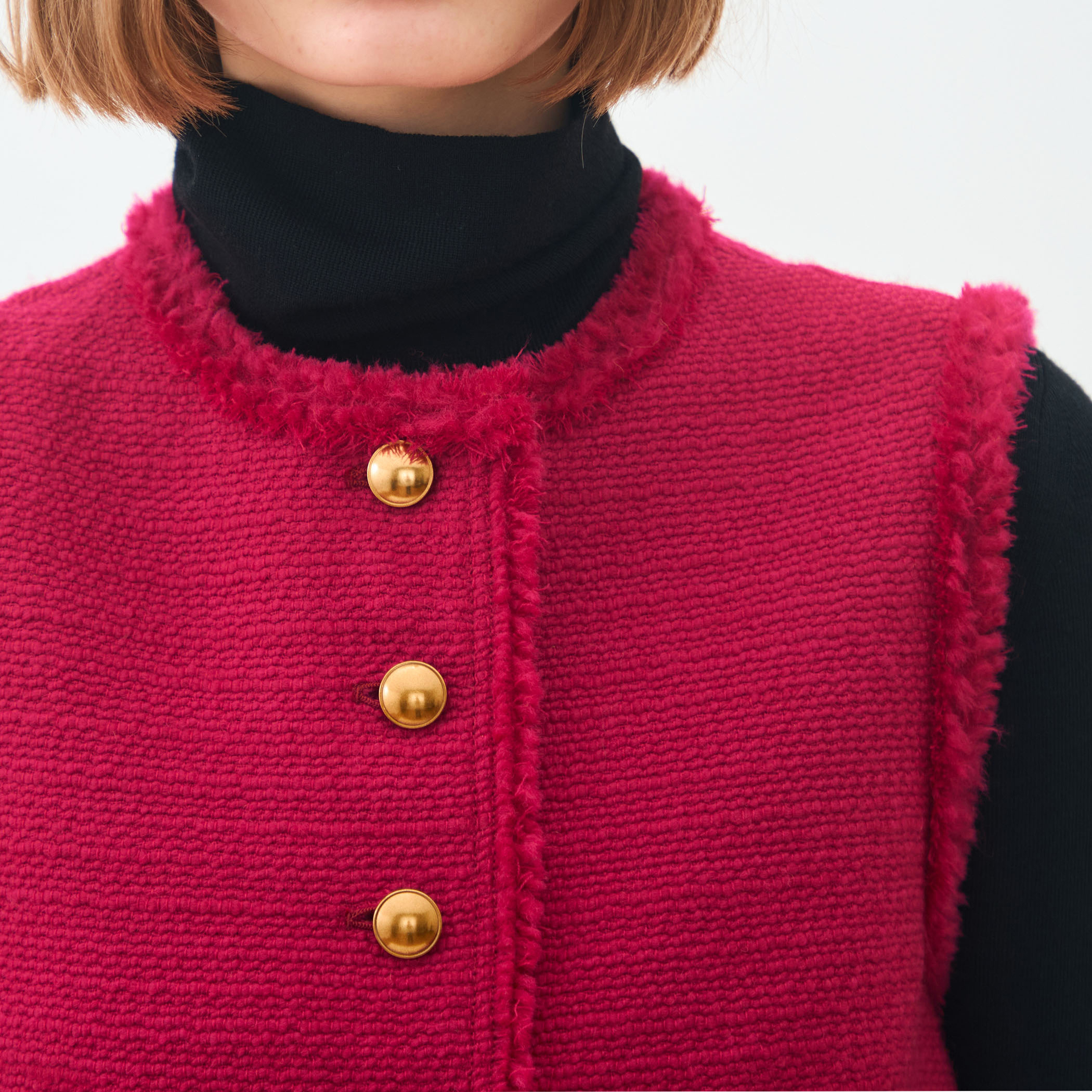 ブークレーファンシー クルーネックジレ｜トゥモローランド 公式通販