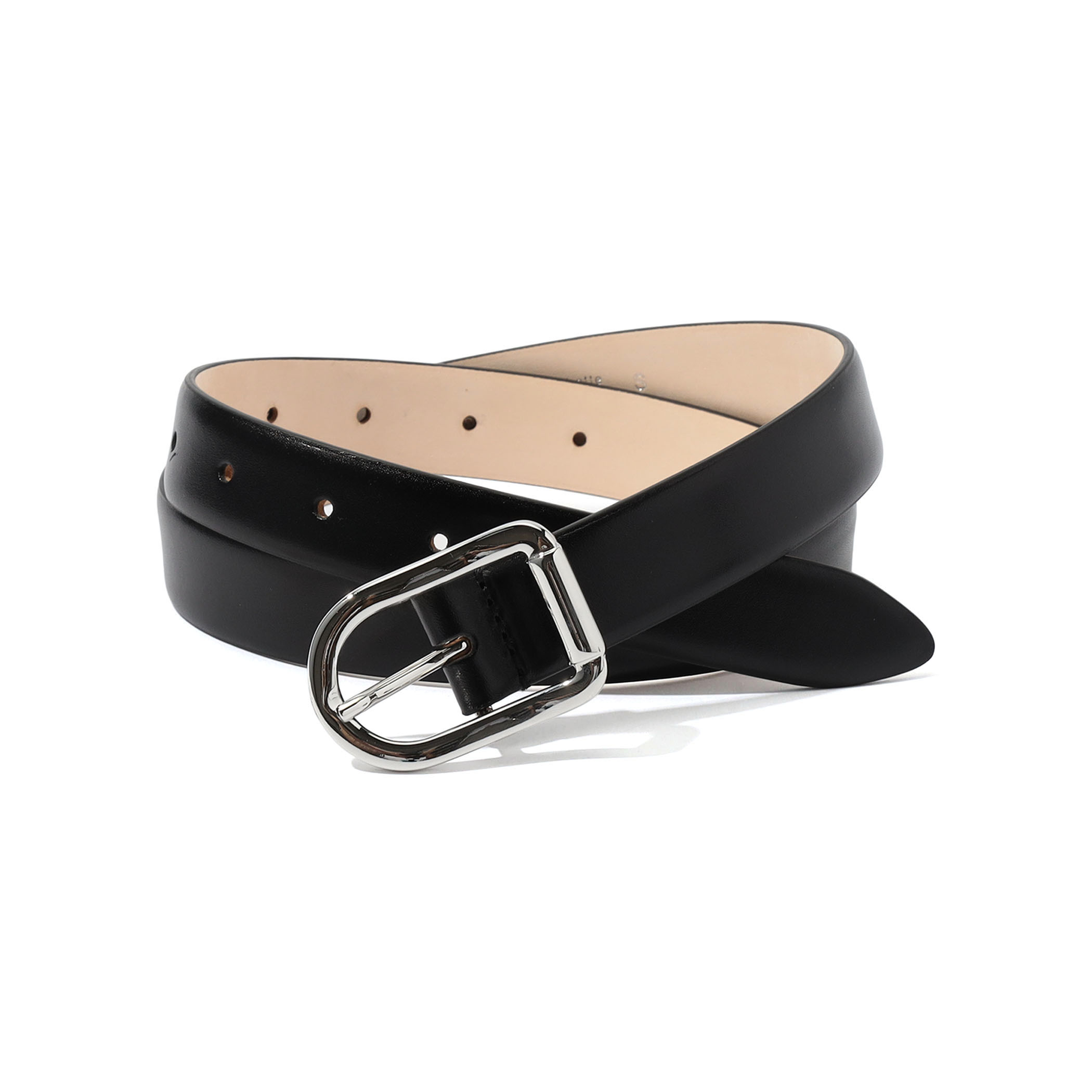 DEHANCHE BELT MIJA SILVER レザーベルト