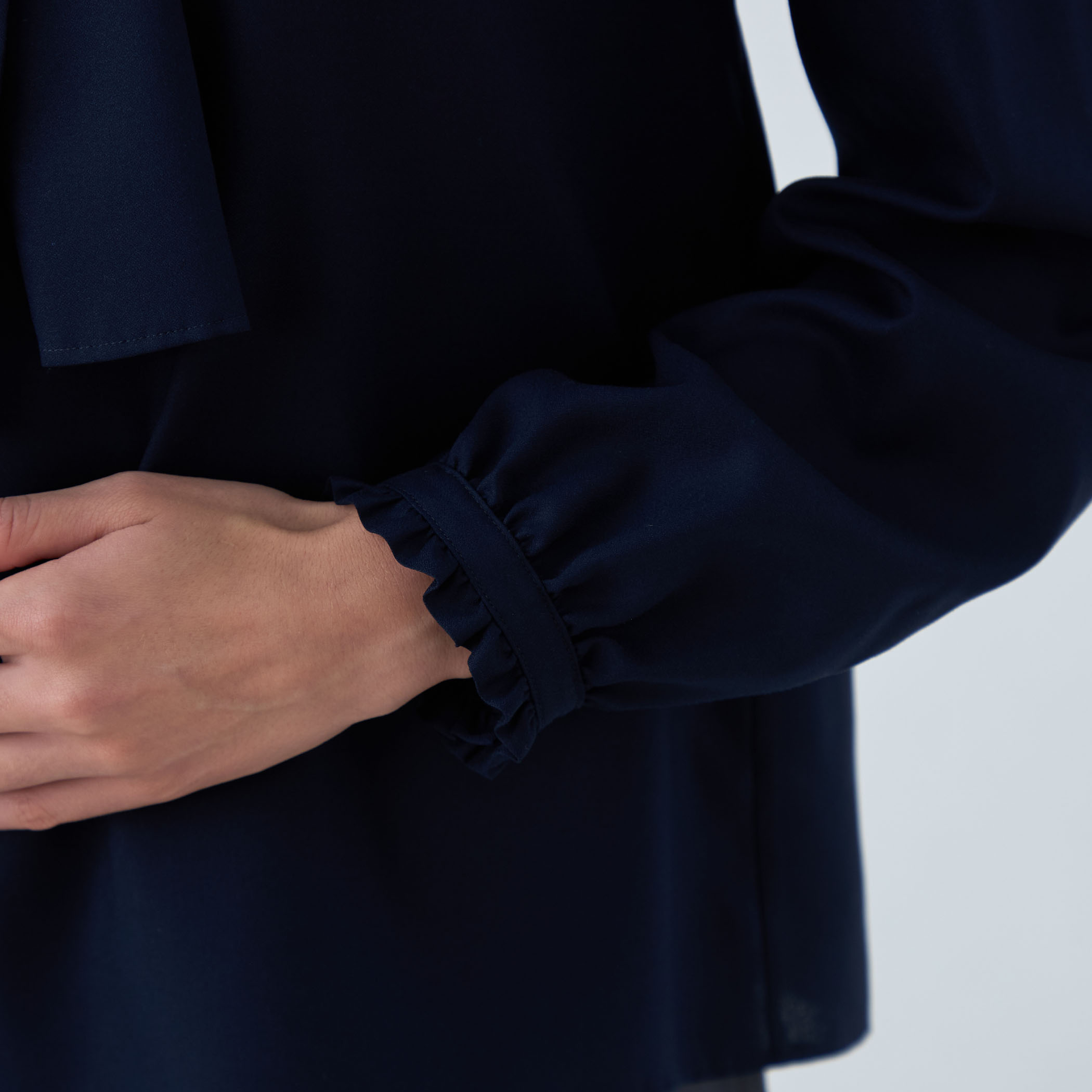 トゥモローランド　ボールジィ　グロスアムンゼン フリルカラーリボンブラウス グロスアムンゼン フリルカラーリボンブラウス（シャツ/ブラウス