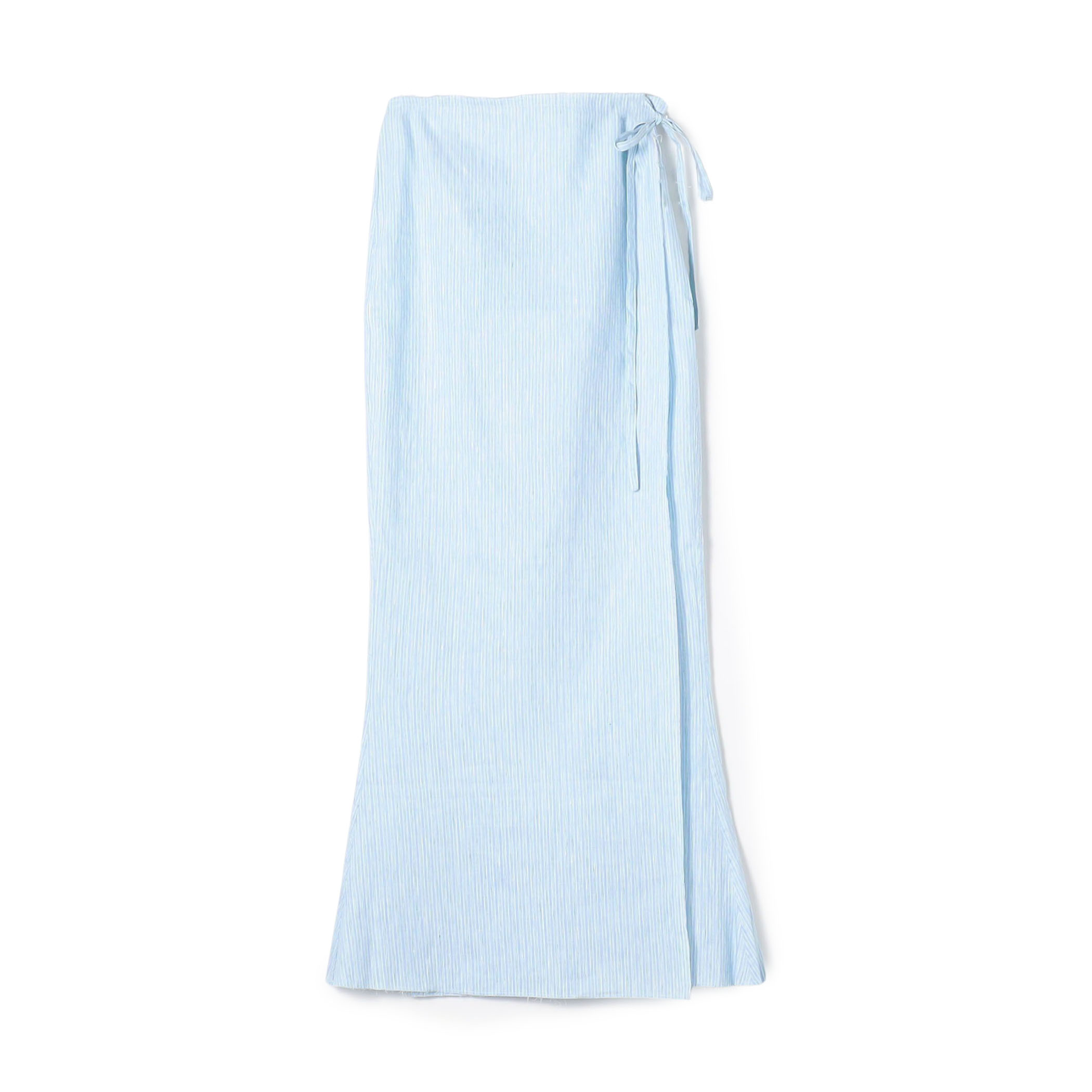 GABRIELA COLL GARMENTS LINEN STRIPED SKIRT