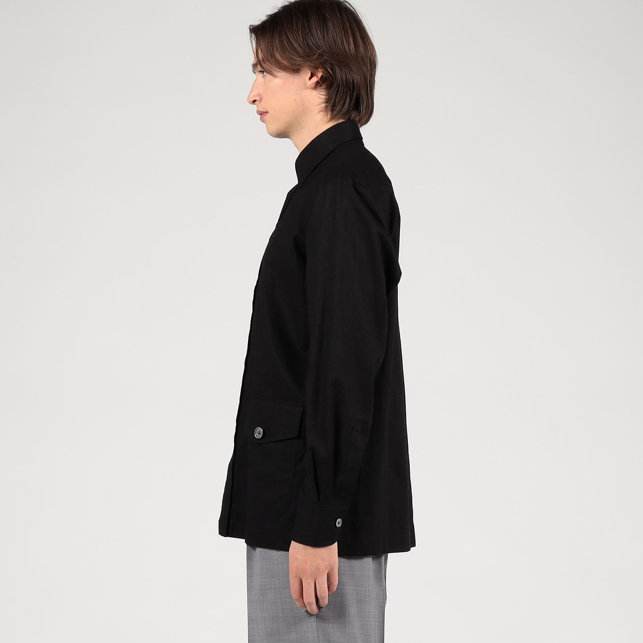 ERRICO FORMICOLA ALBERTO リネンオーバーシャツ｜トゥモローランド