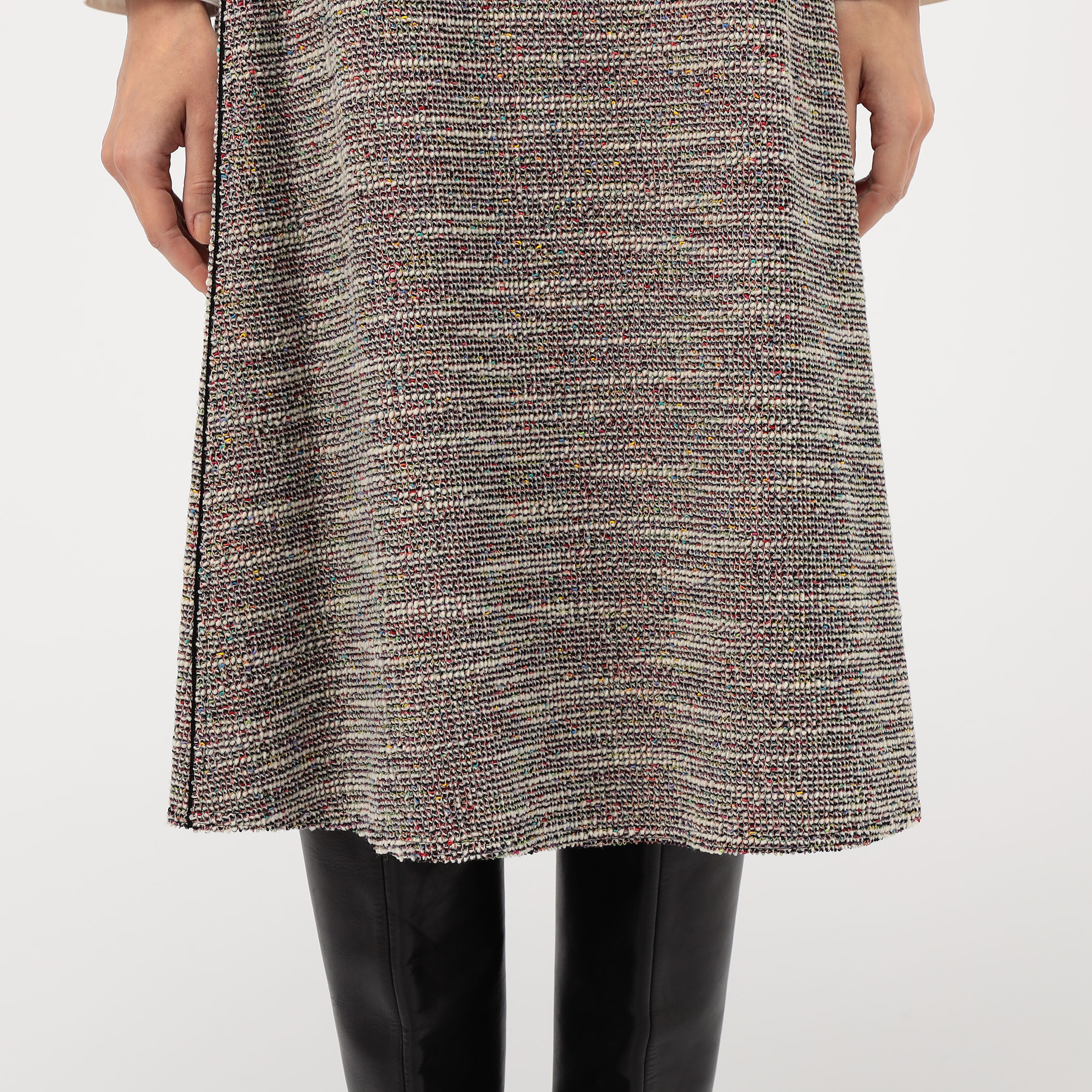 ワルンです！極美品♡トゥモローランド　リングニット フロンタブルドレス リングニット フロンタブルドレス | maison TOMORROWLAND/メゾン