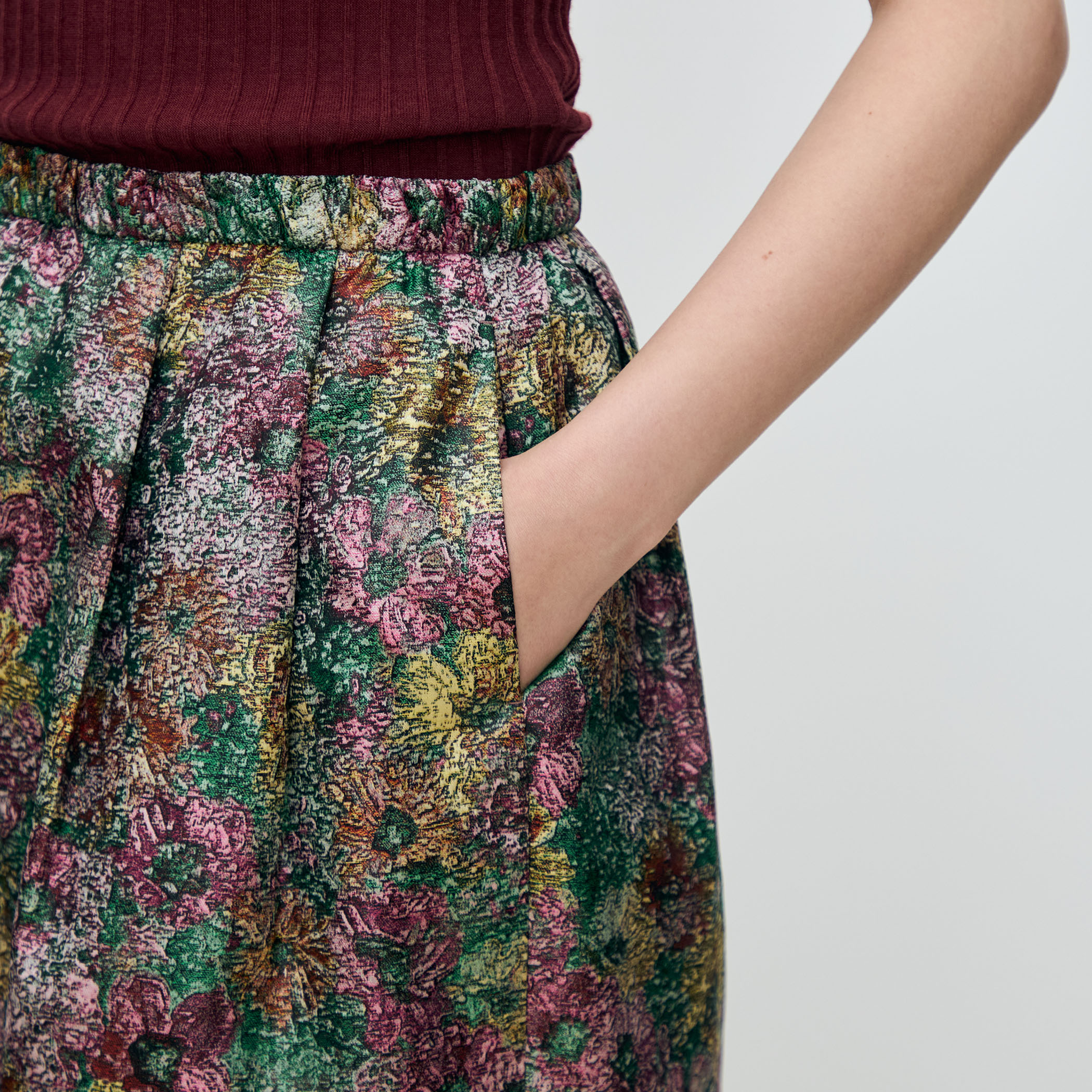 フラワーガーデン コクーンスカート｜トゥモローランド 公式通販