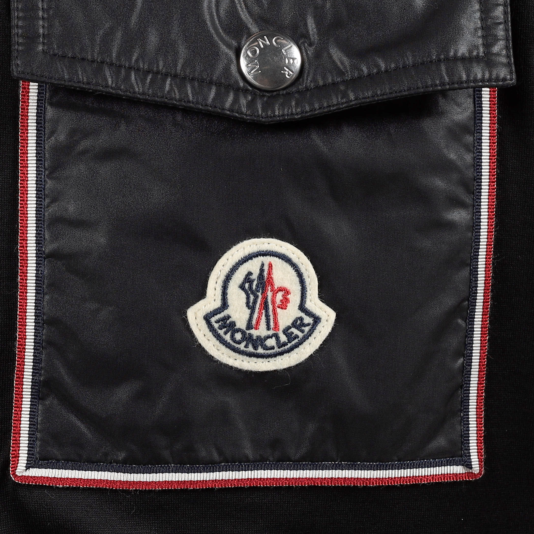 はやかわ　　　モンクレ MONCLER (モンクレール) オバケワッペン ブランドロゴ クルー