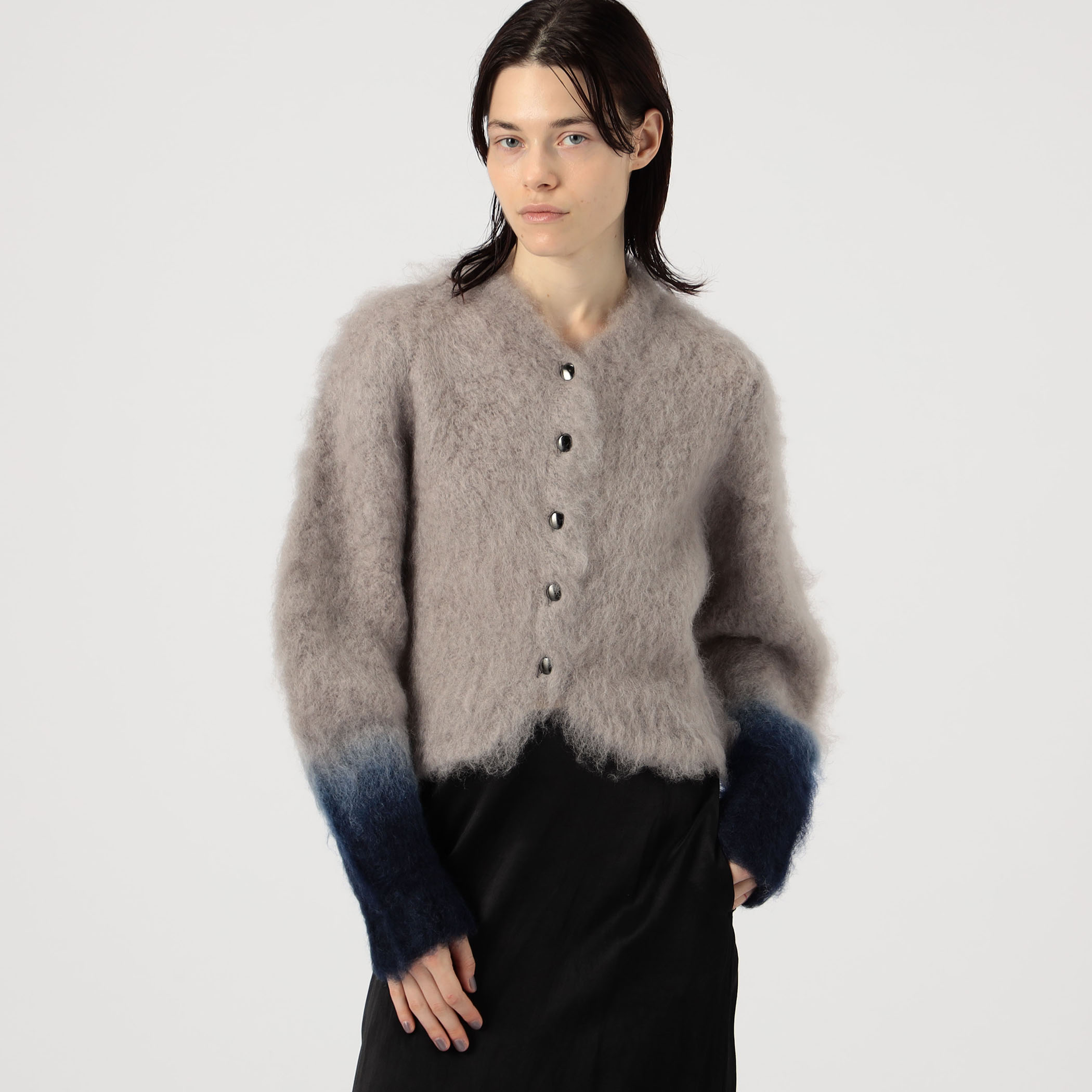 Mame Kurogouchi カーディガン Mame Kurogouchi Fur Knitted Cardigan｜トゥモローランド 公式通販