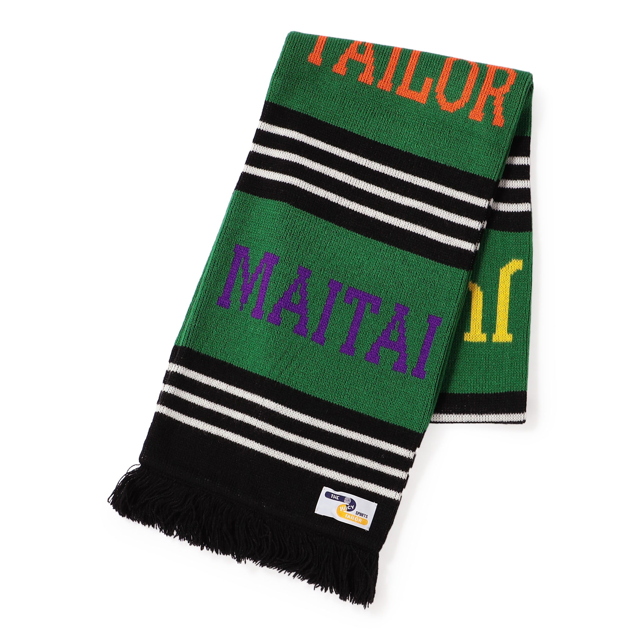 Mai Tai アクリル ダブルジャガードマフラー