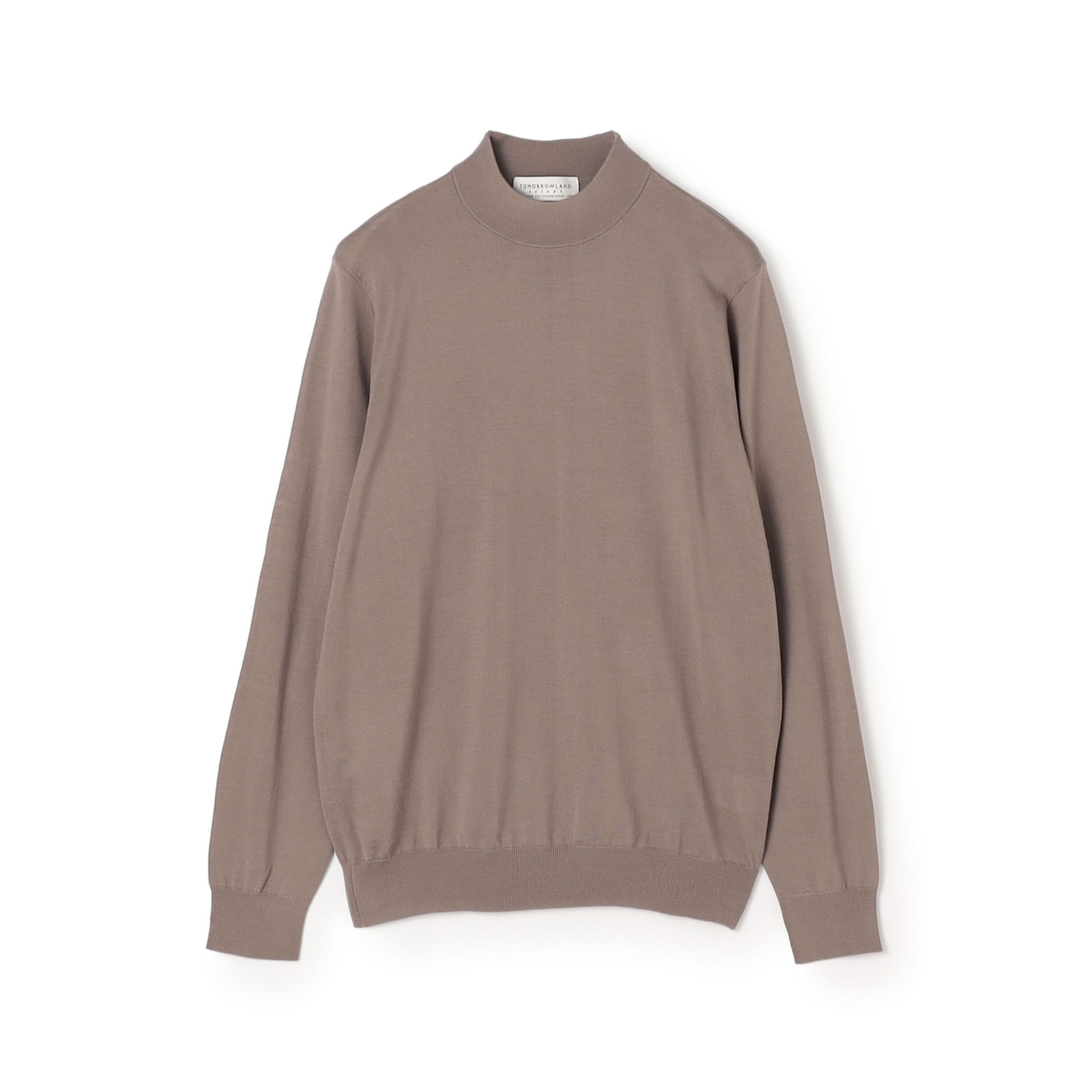 TOMORROWLAND tricot スーパーファインメリノウール モックネックニット S-WOOL