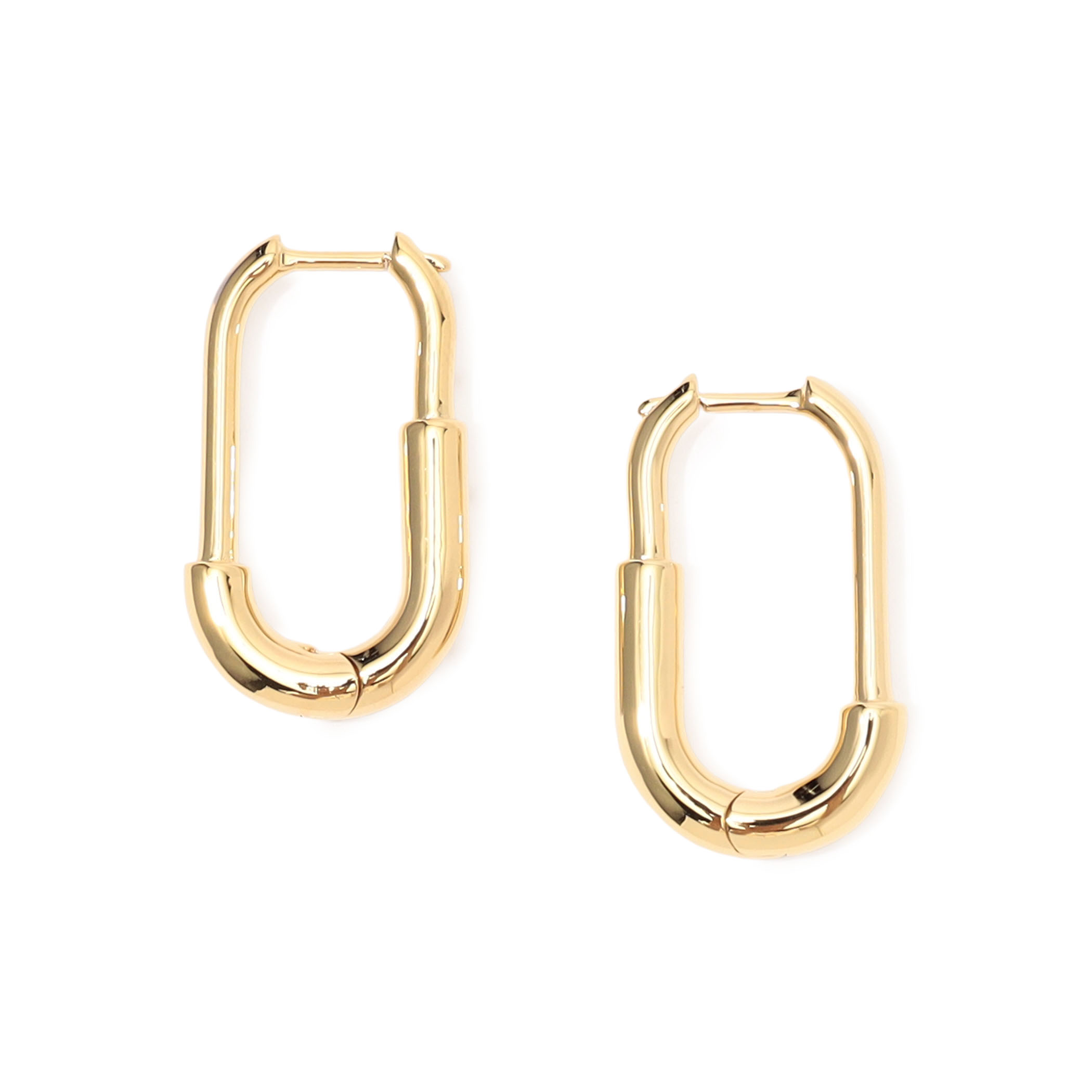 Otiumberg. Large Staple Hoops ゴールドピアス｜トゥモローランド