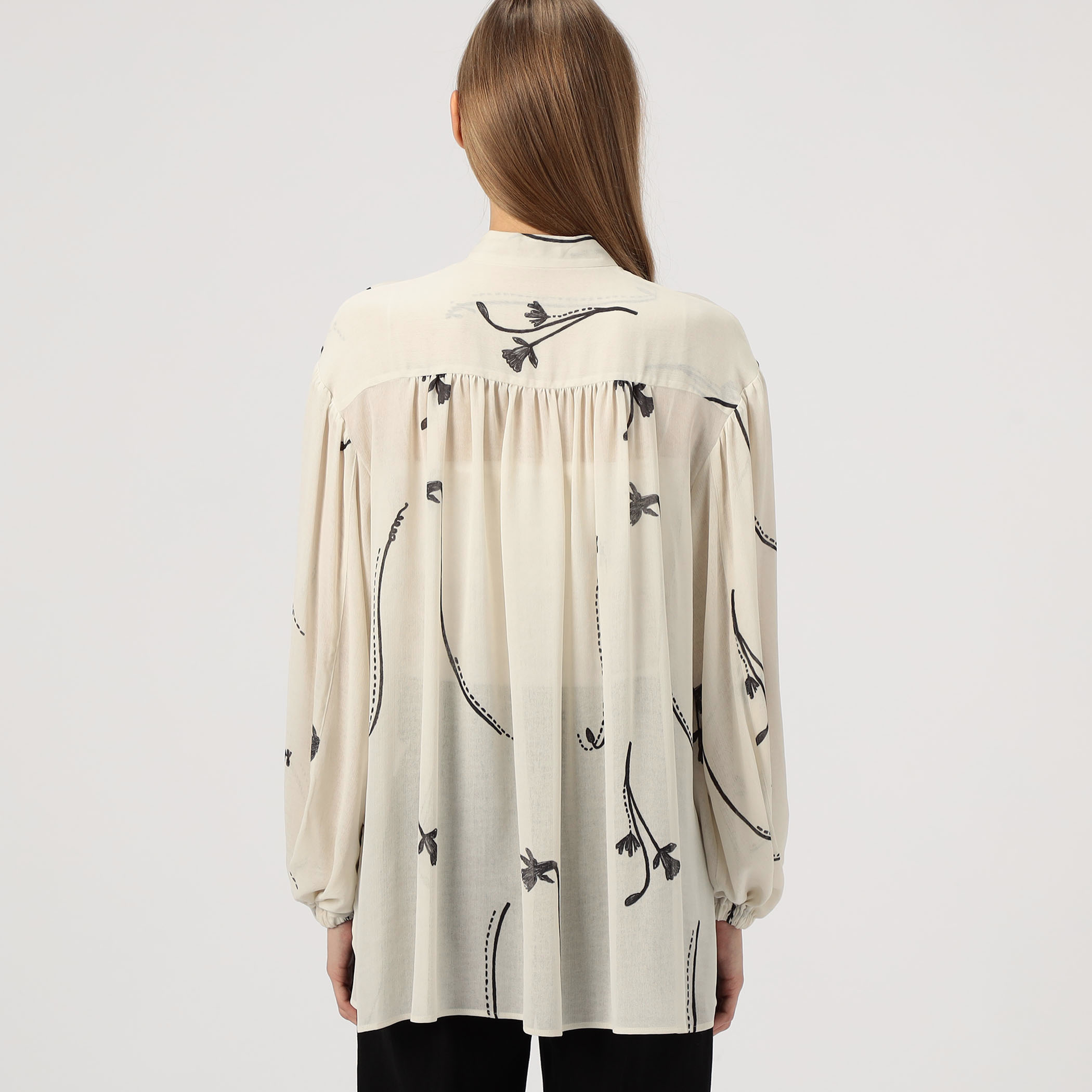 未使用 タグ付き TOKUKO 1er Vol チュニック プリント Aライン TOKUKO