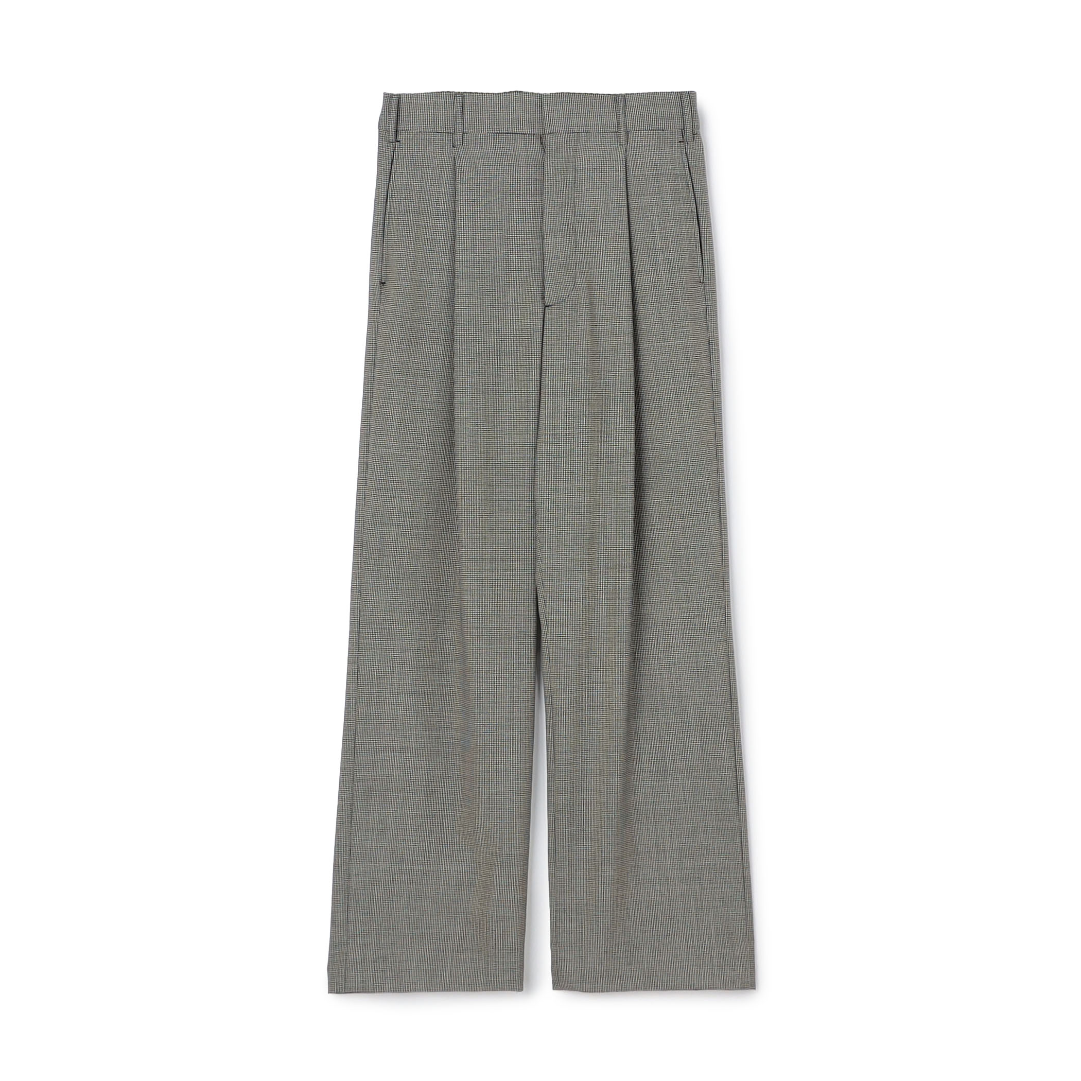 The CLASIK WIDE LEG TROUSERS 1プリーツワイドトラウザーズ