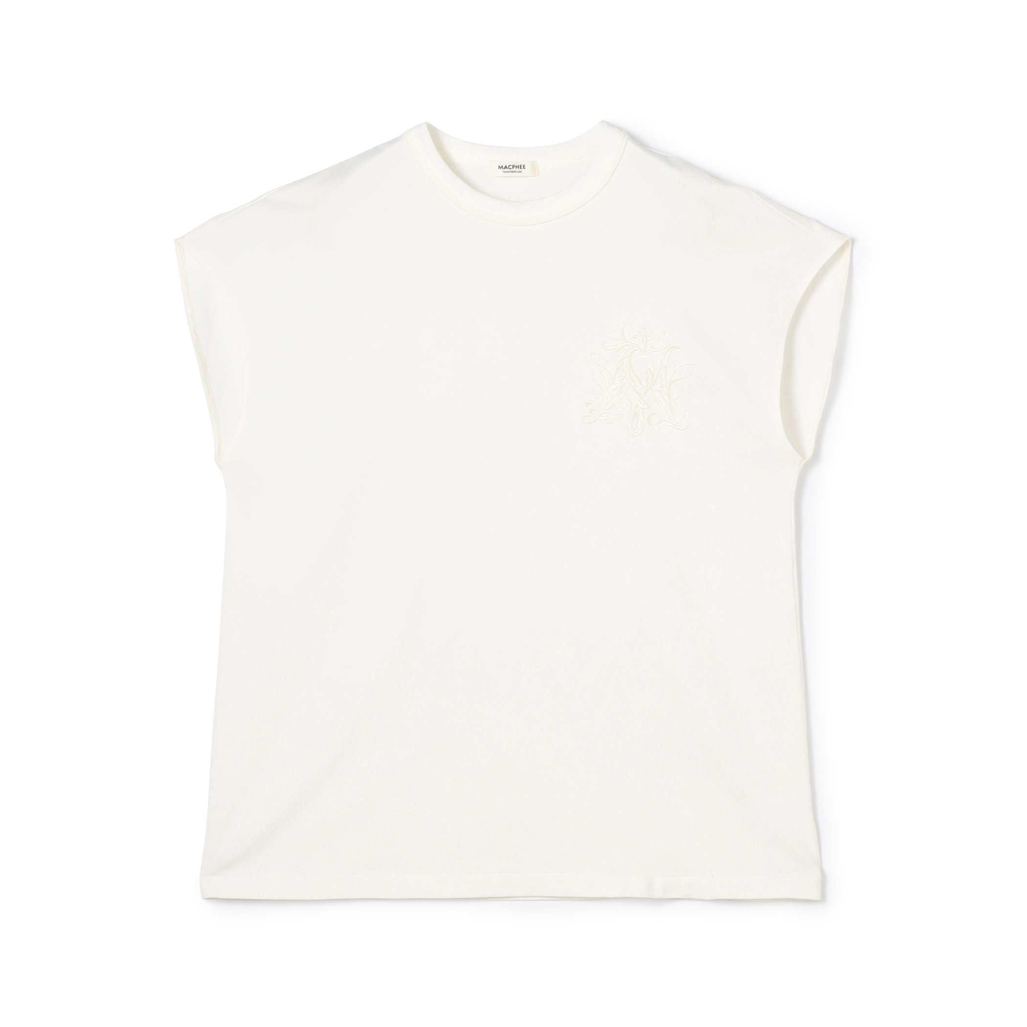 コットンジャージー エンブレムTシャツ