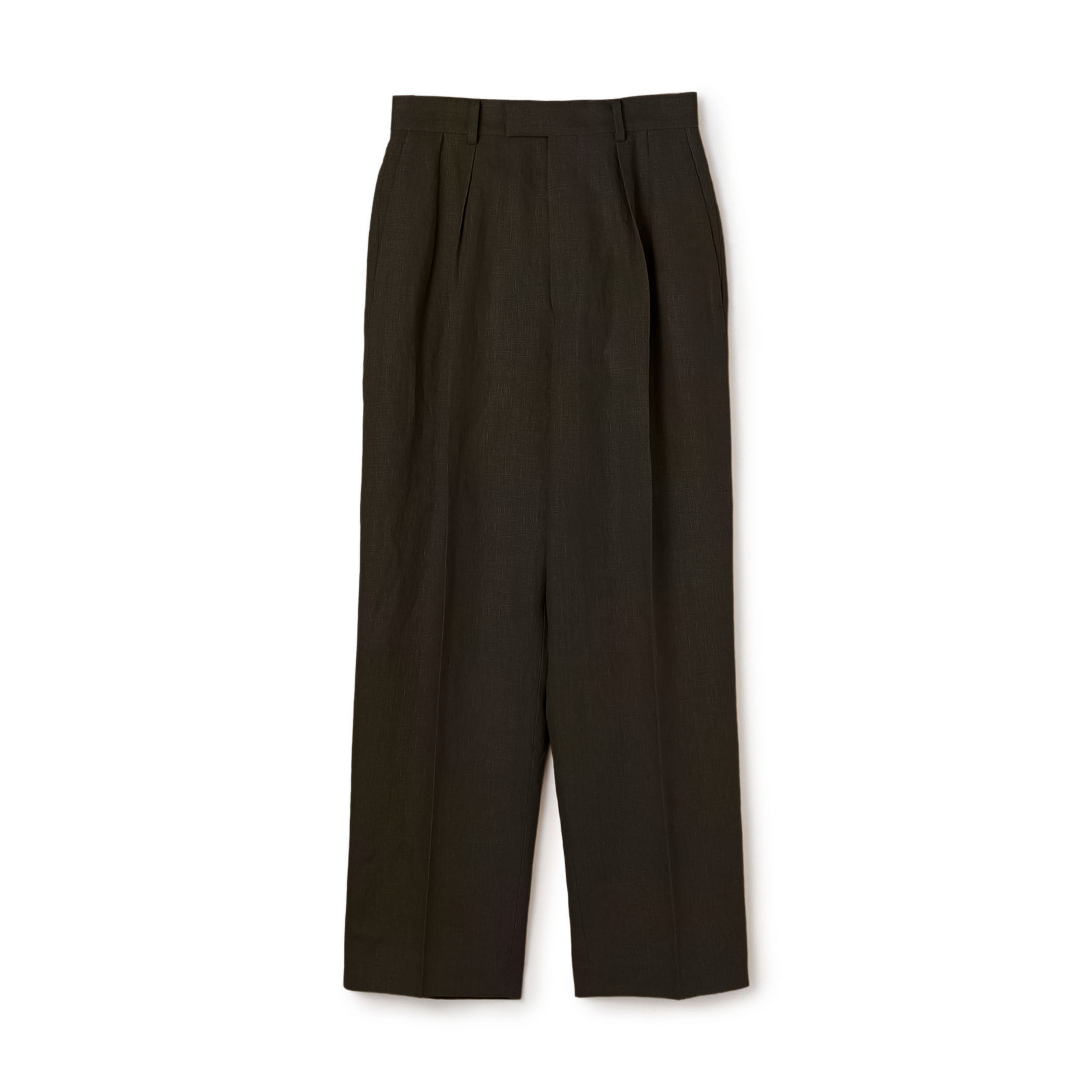 edition pourell リネン タックパンツ