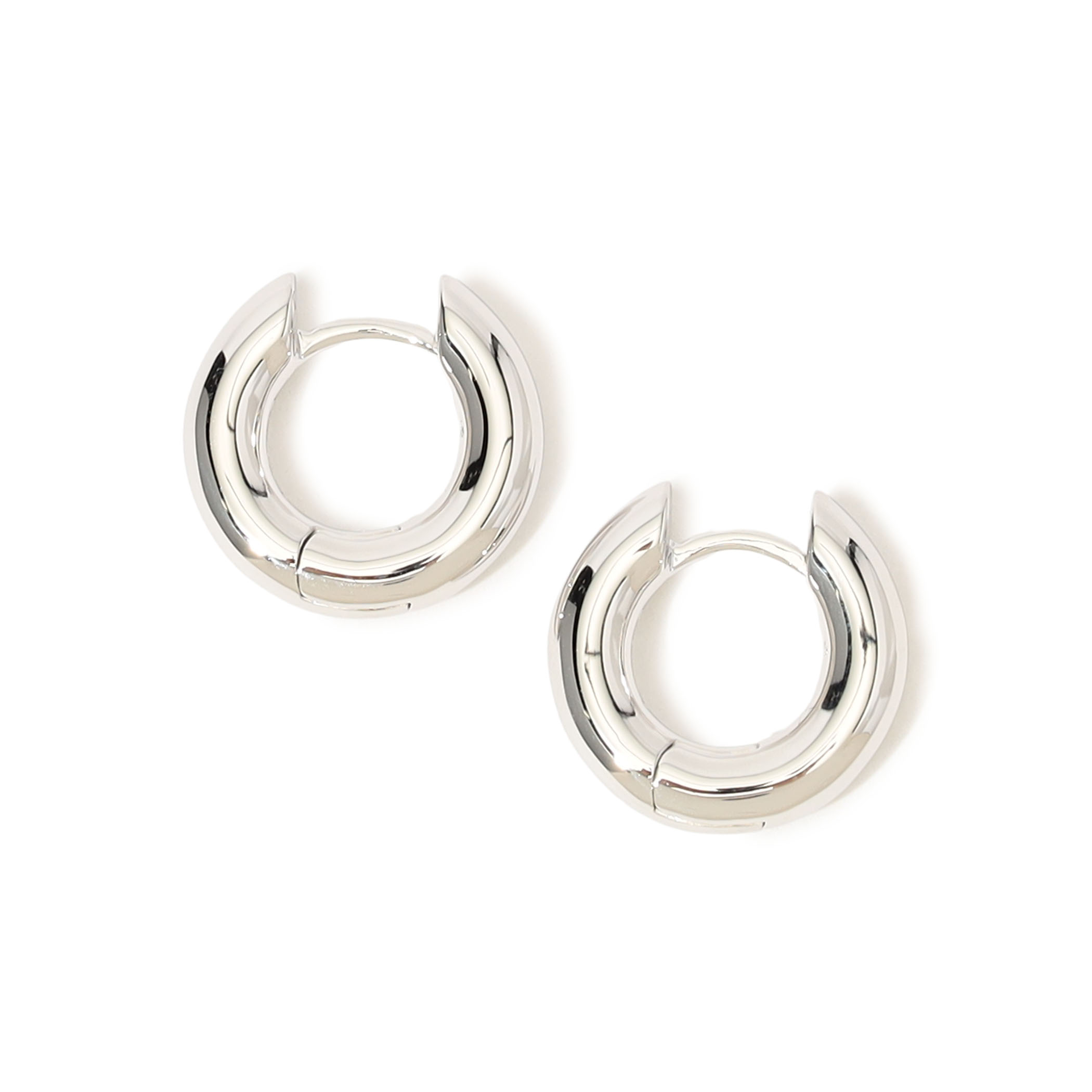 Otiumberg. Small Chunky Hoops シルバーピアス