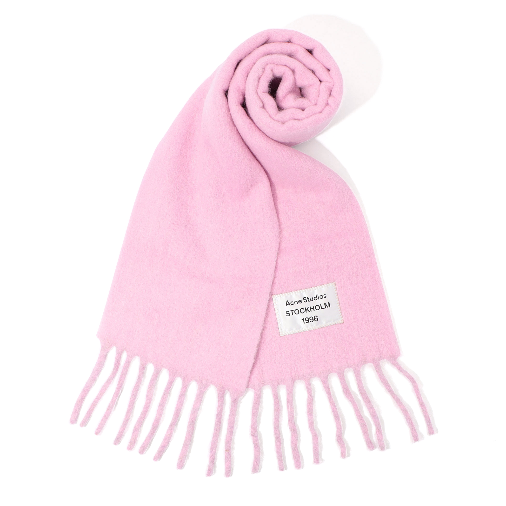 ■Acne Studios ロゴフリンジスカーフ