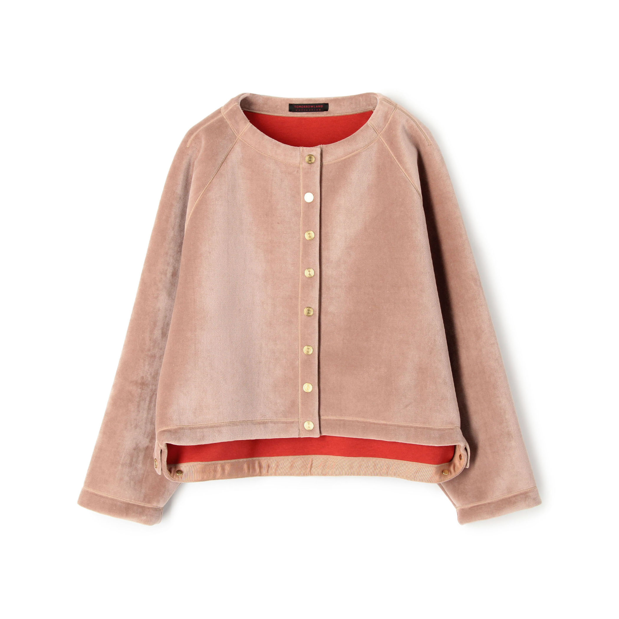 トゥモローランドコレクション ベロアボンディング フーデッド