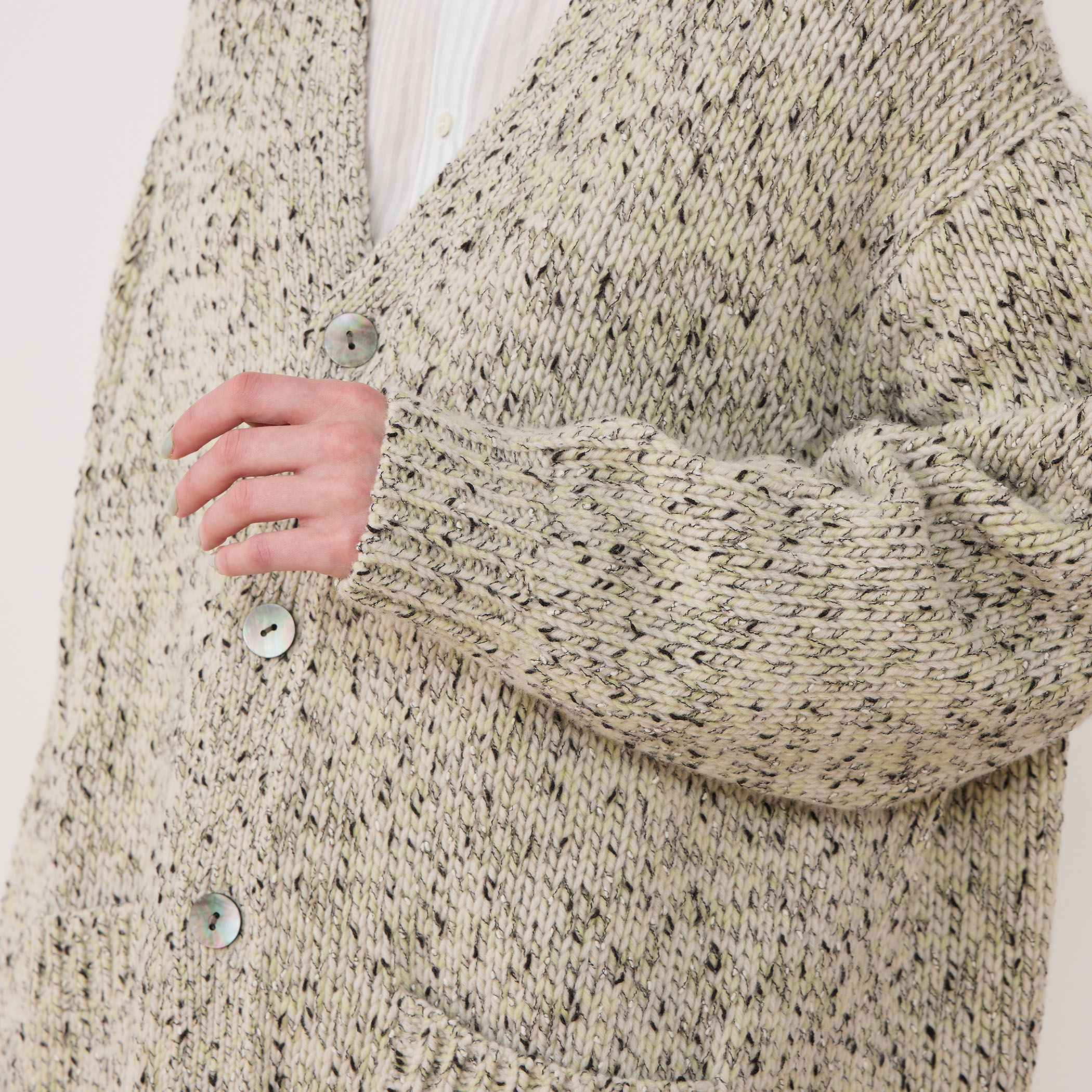 セサミメランジ Vネックカーディガン｜トゥモローランド 公式通販