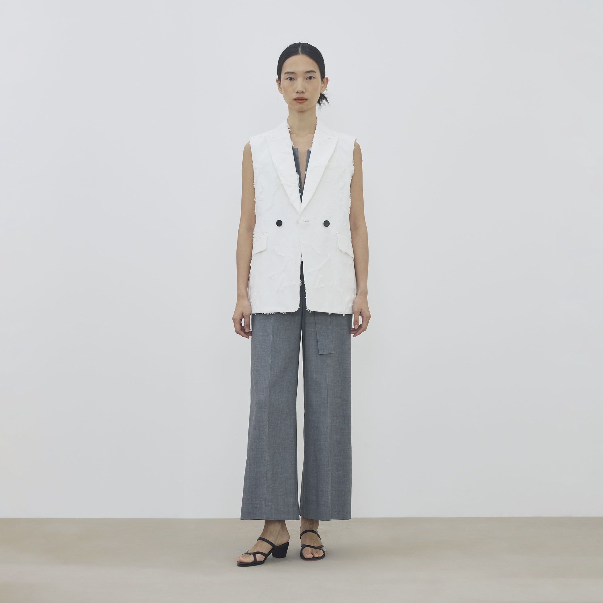 ポリエステルウールバラシャ ジャンプスーツ｜トゥモローランド 公式通販