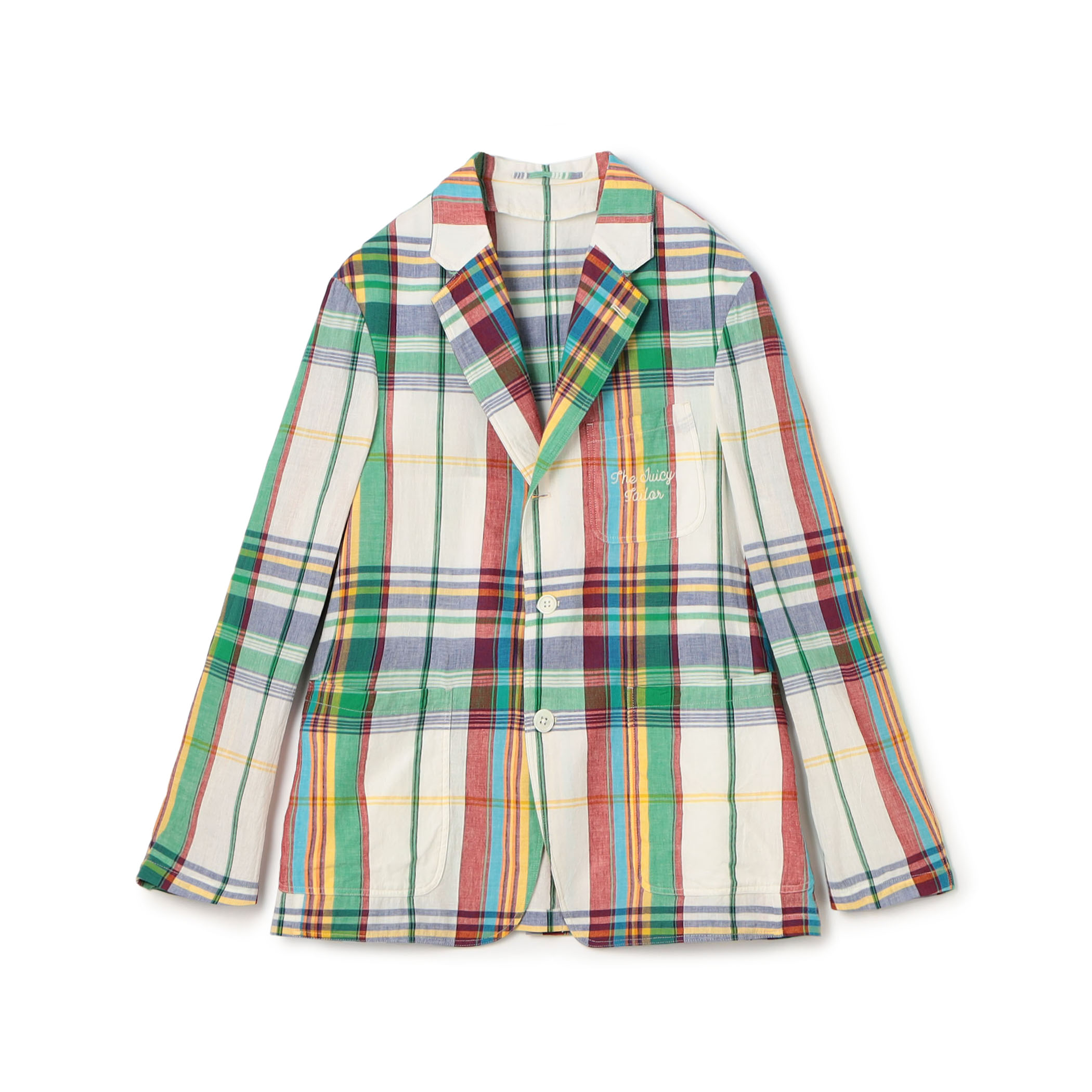 Mai Tai by MAISON et VOYAGE コットン インドマドラス シャツジャケット