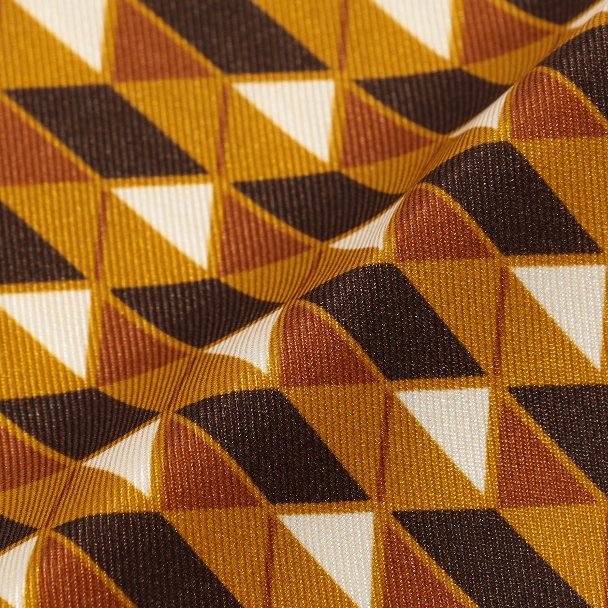 TOMORROWLAND ジオメトリック柄 シルクスカーフ｜トゥモローランド