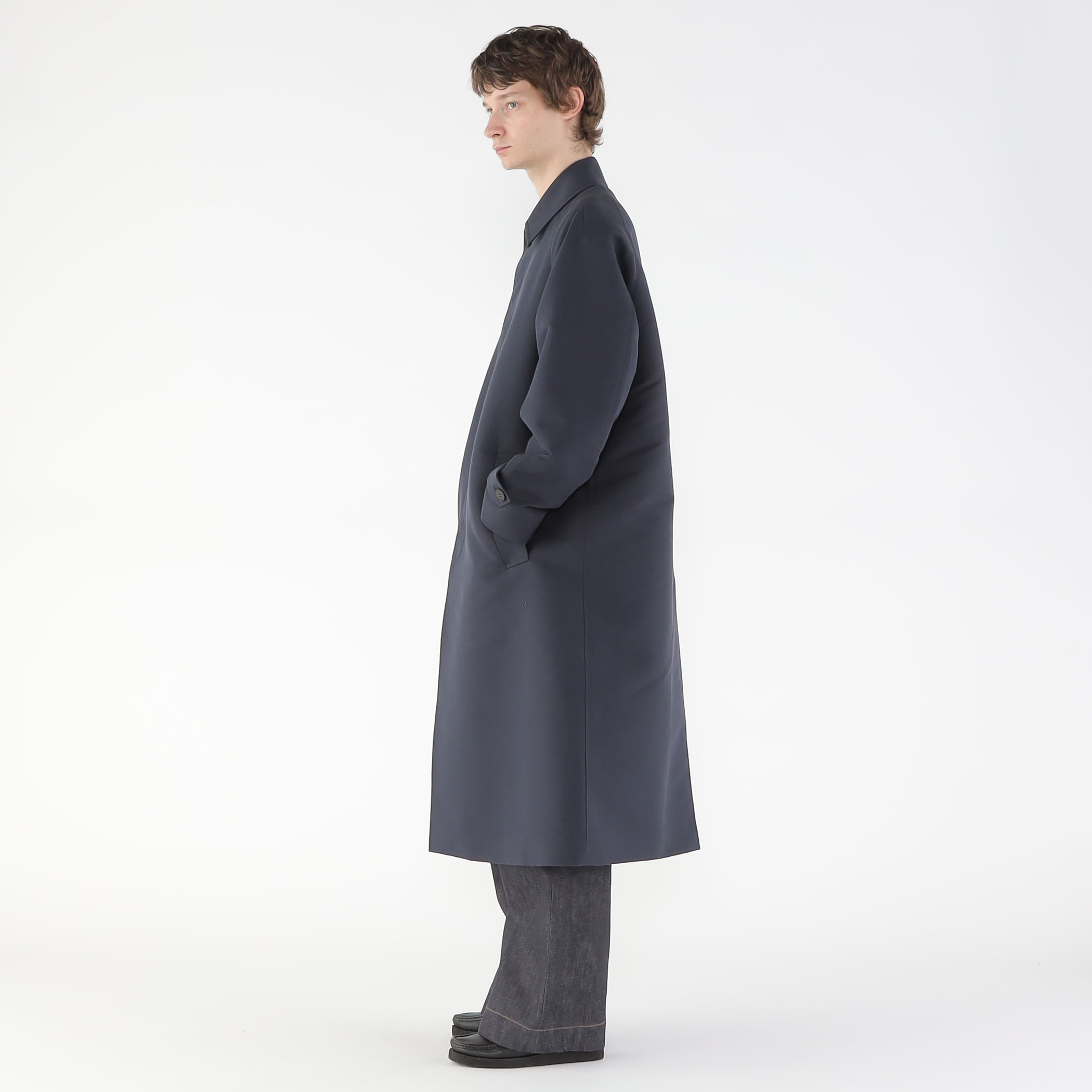 ウールコットンダブルクロス バルカラーコート｜トゥモローランド 公式通販