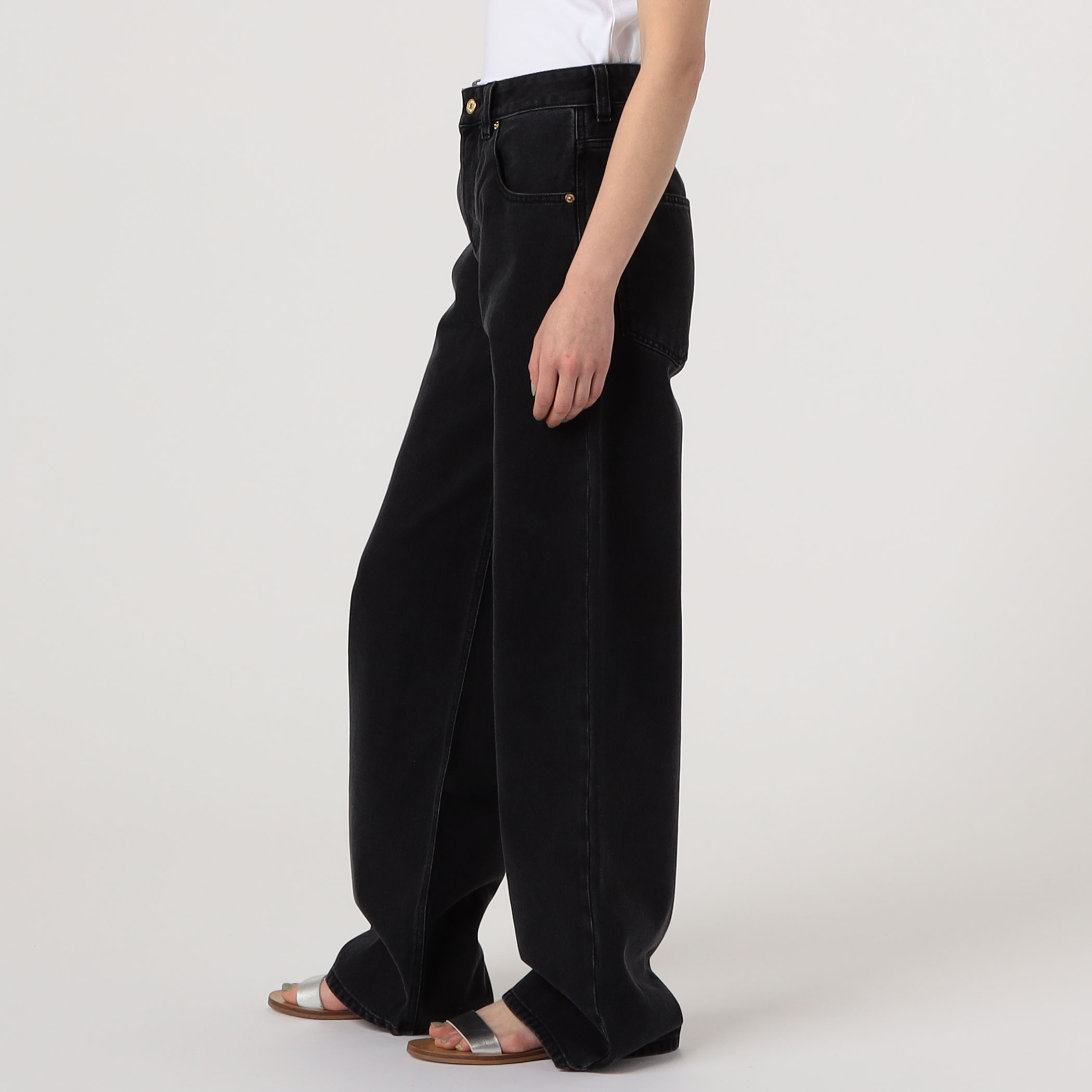 Jacquemus Le de nimes large コットンジーンズ Jacquemus Le De Nîmes Large Wide-leg Jeans Denim Jacquemus