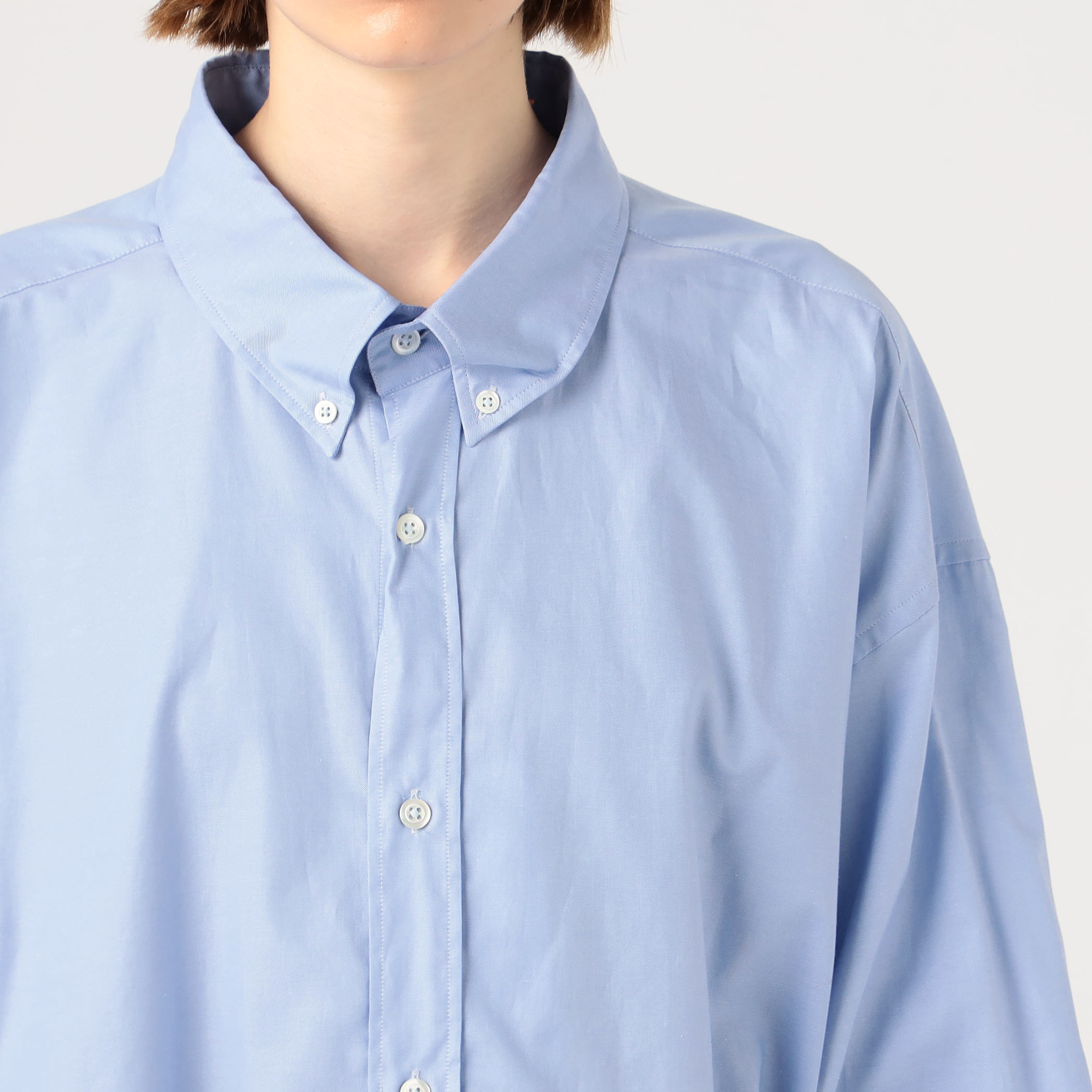 【新品未使用品】マルタンマルジェラ ブルーシャツ 綿 40