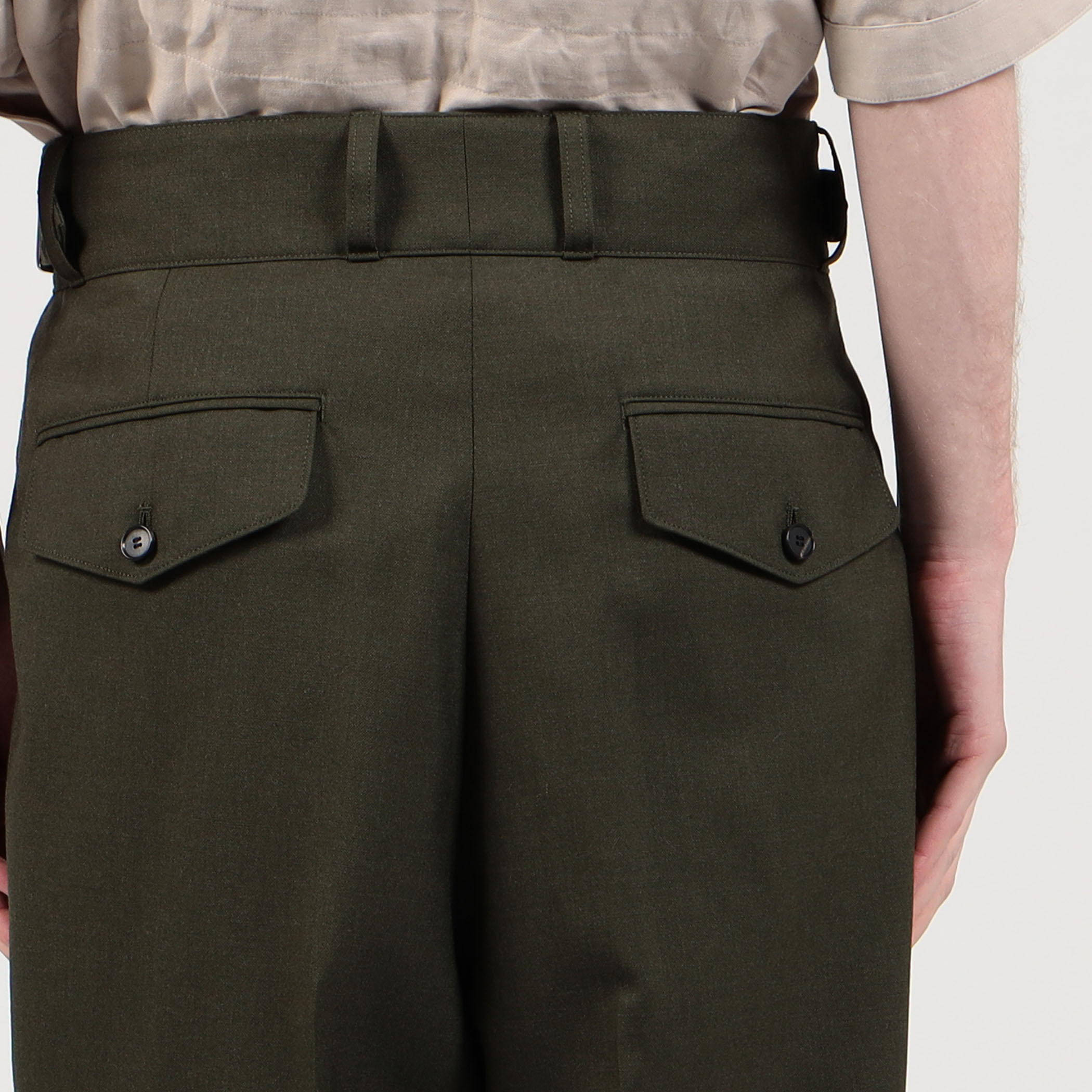 The CLASIK GURKHA TROUSERS ウール トラウザーズ