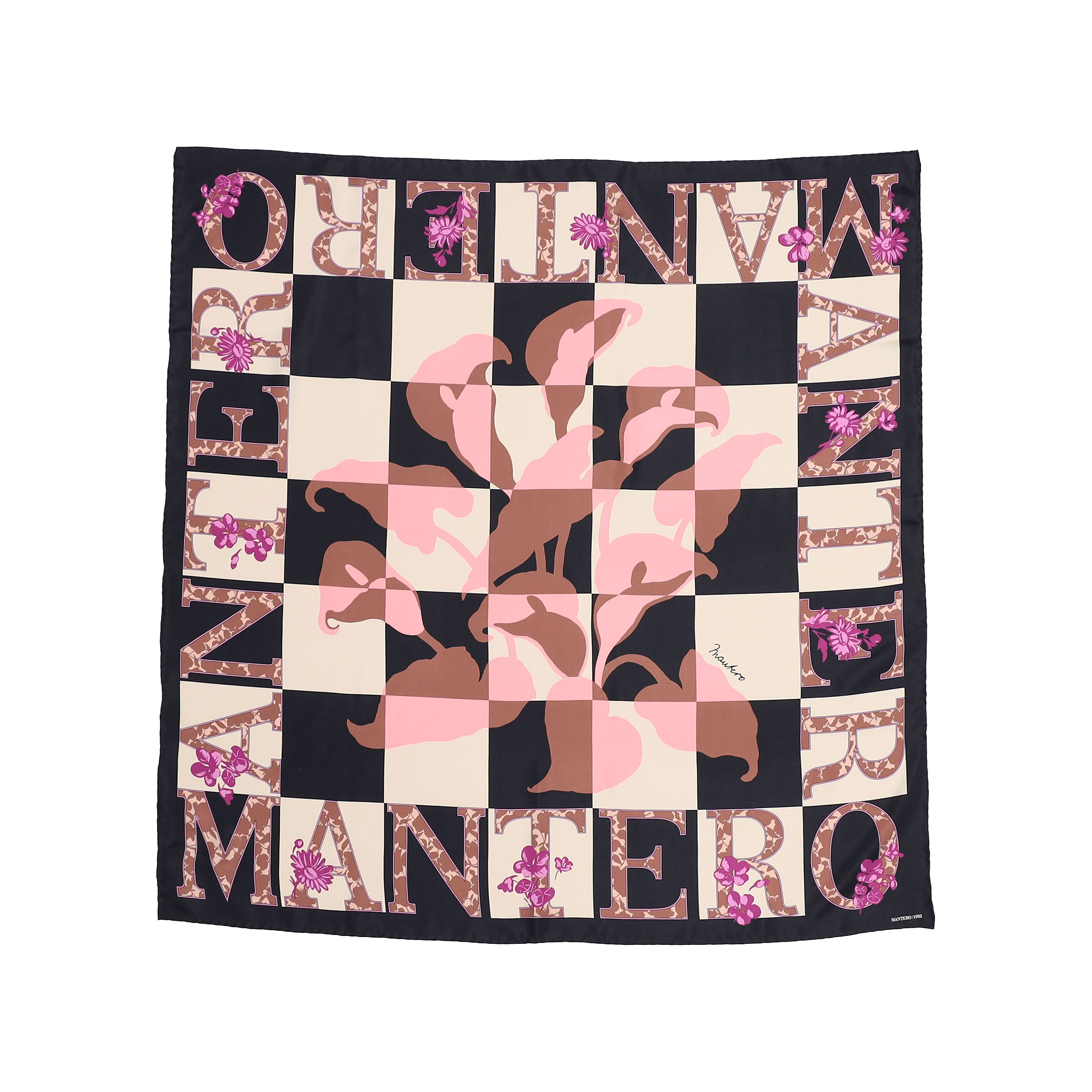 MANTERO THE QUEEN'S GAMBIT シルクスカーフ