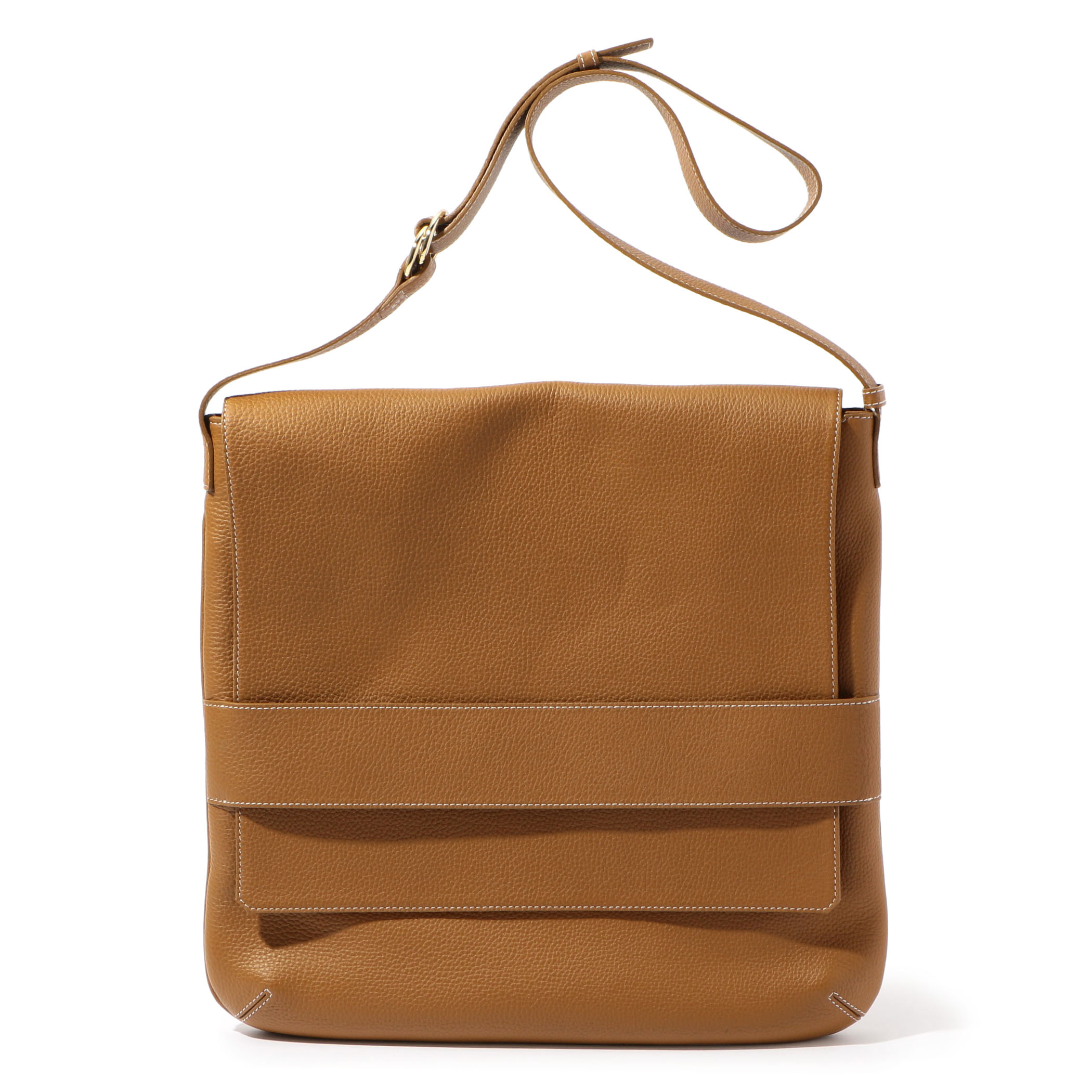 【別注】A NAUHA L シュリンクレザー ショルダーバッグ