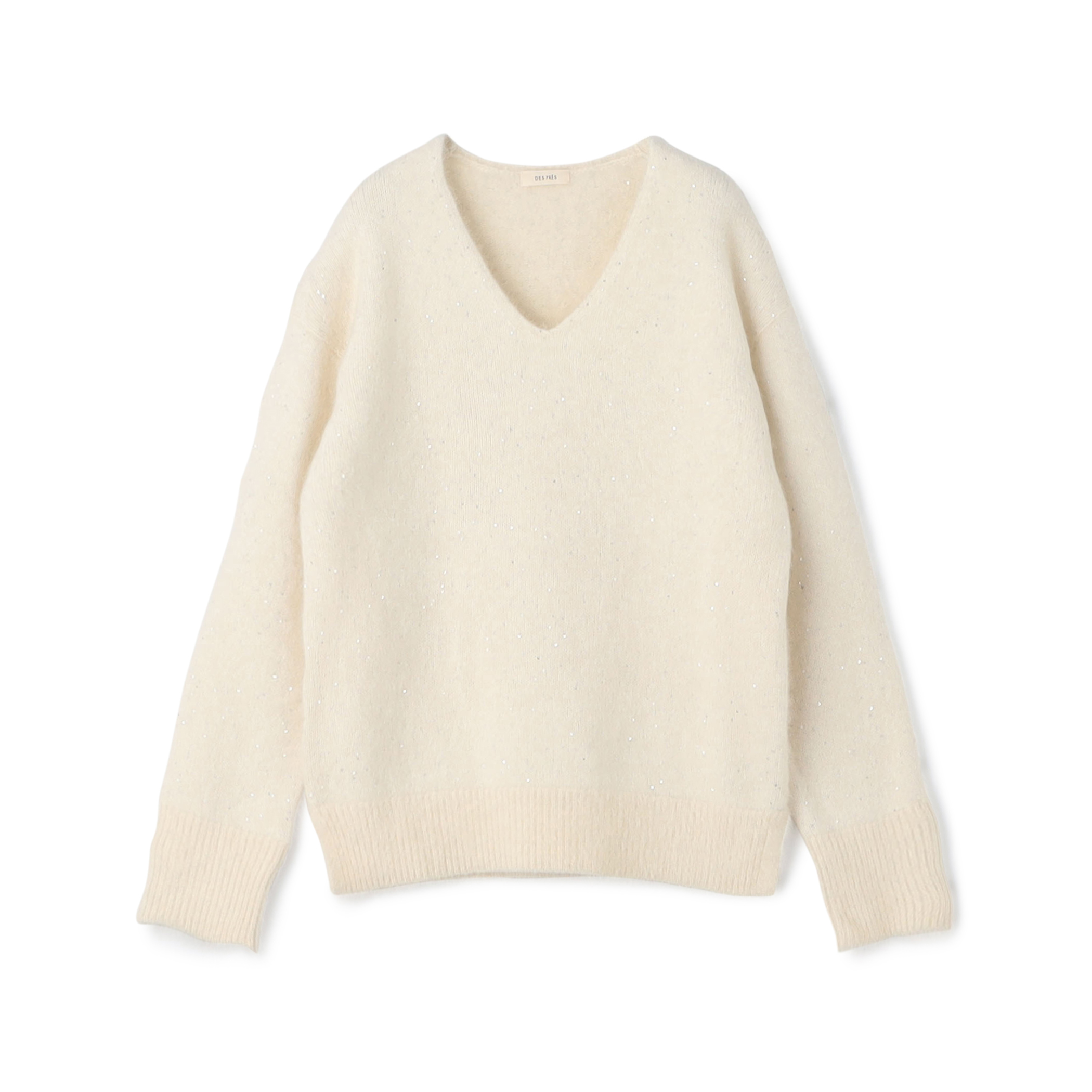 【WEB先行予約】フォックスカシミヤ Vネックプルオーバー