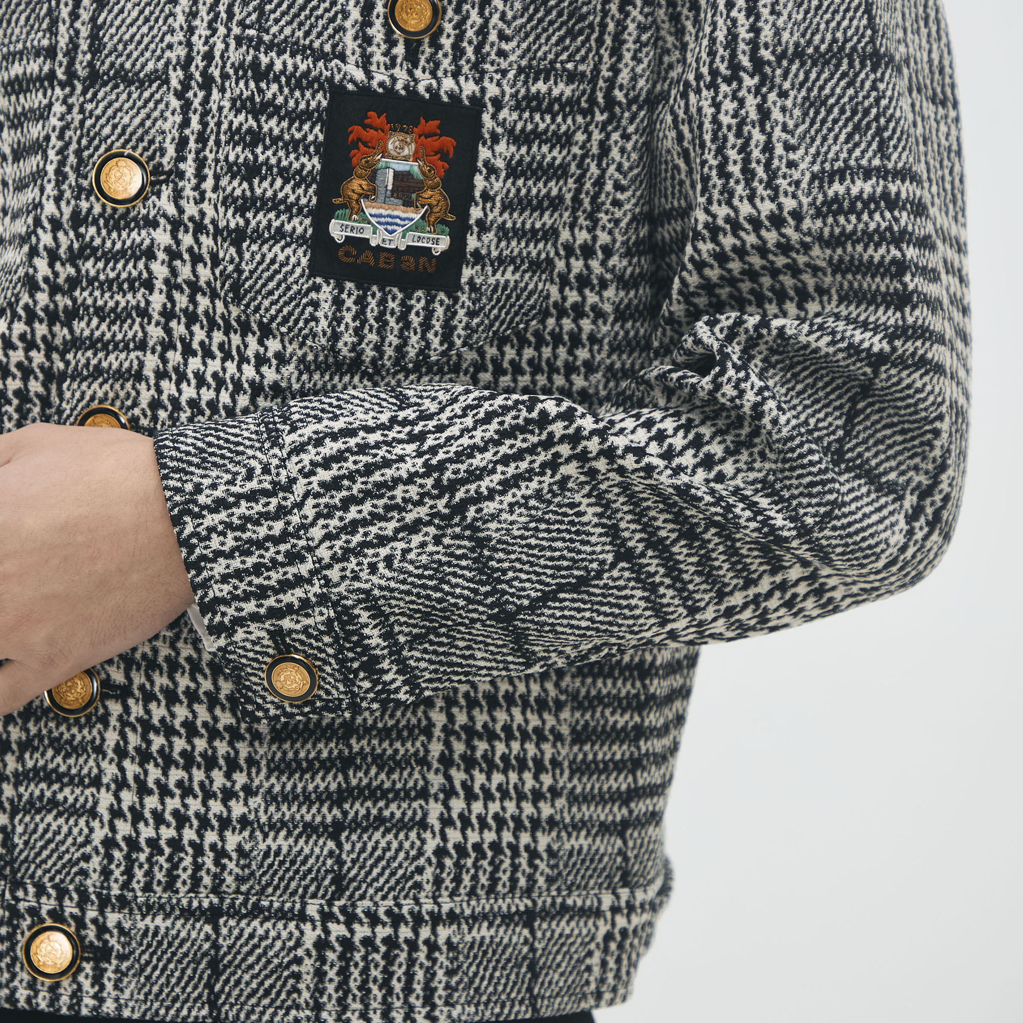 グレンチェックジャカード ブルゾン｜トゥモローランド 公式通販