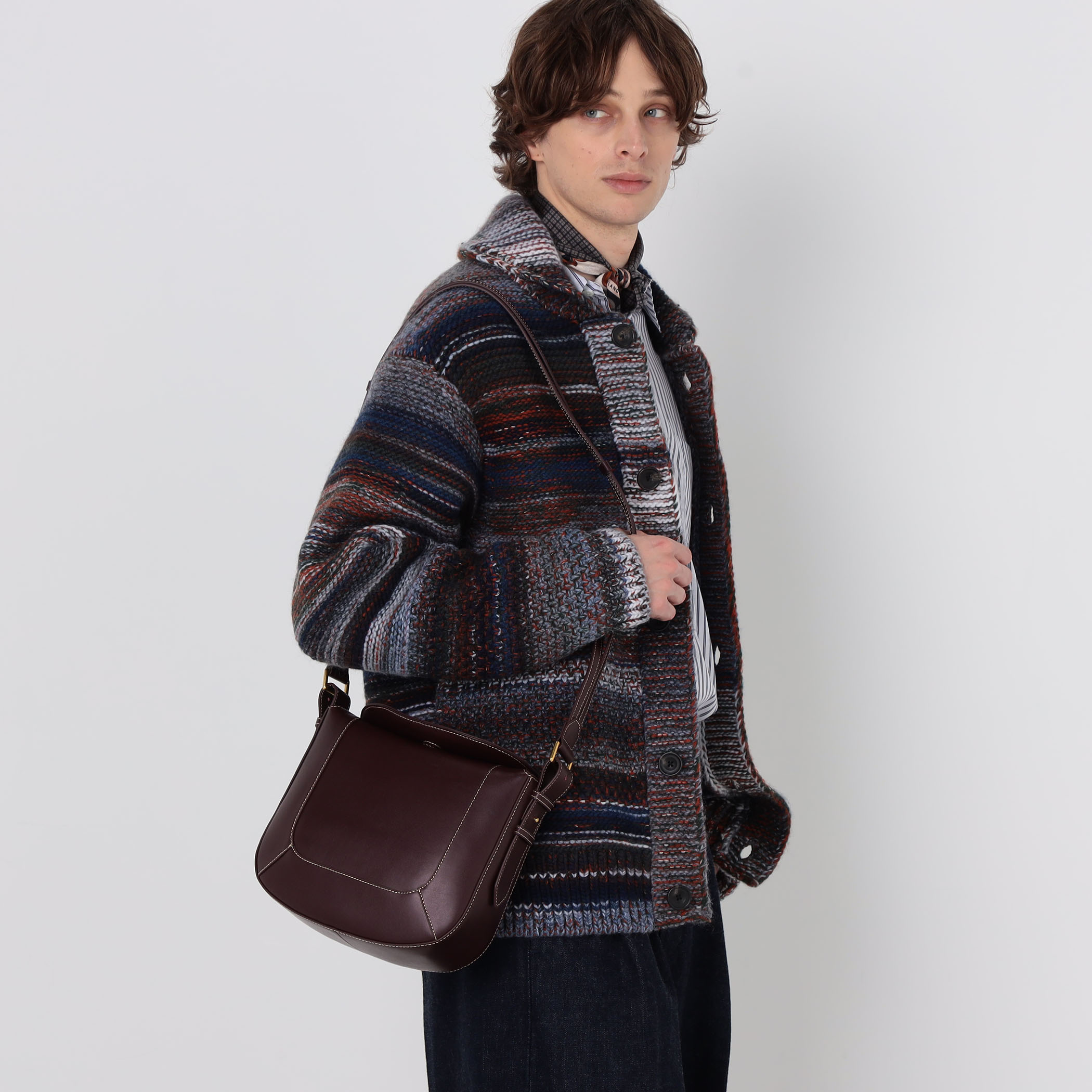別注】L'Avenir レザー ショルダーバッグ｜トゥモローランド 公式サイト