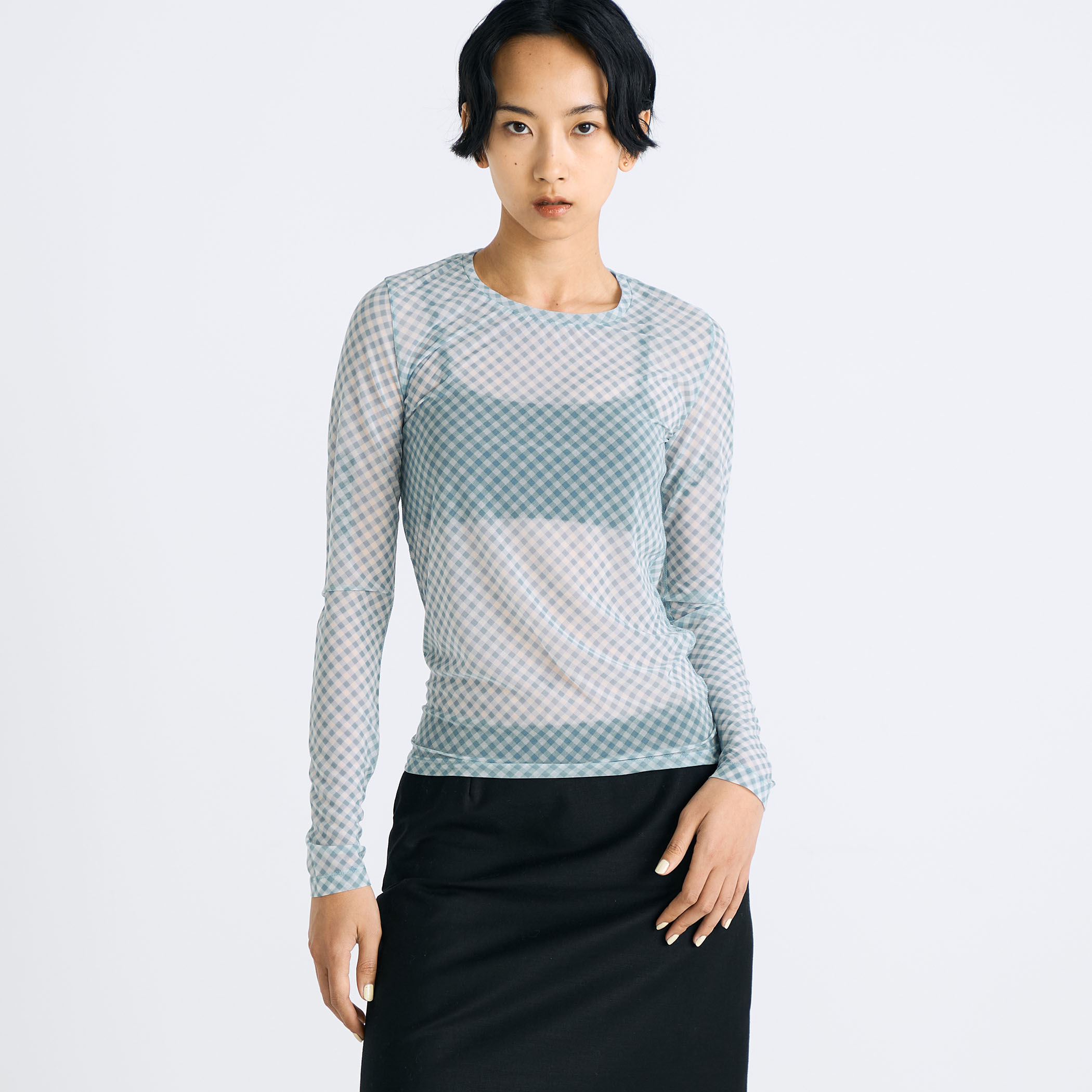 シアープリント クルーネックトップ｜トゥモローランド 公式通販