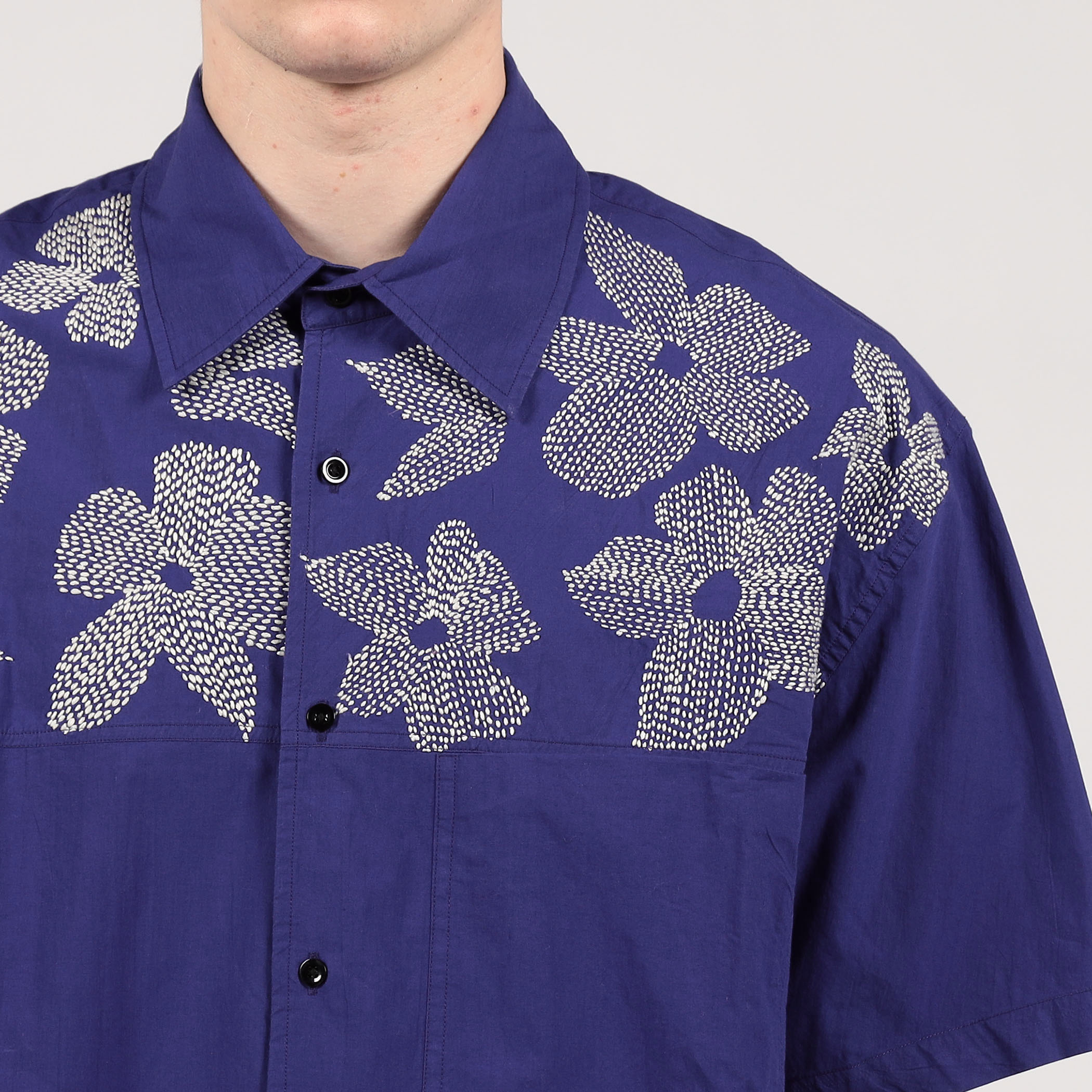 mii SHIRTS RAMAFLOWER エンブロイダリーシャツ