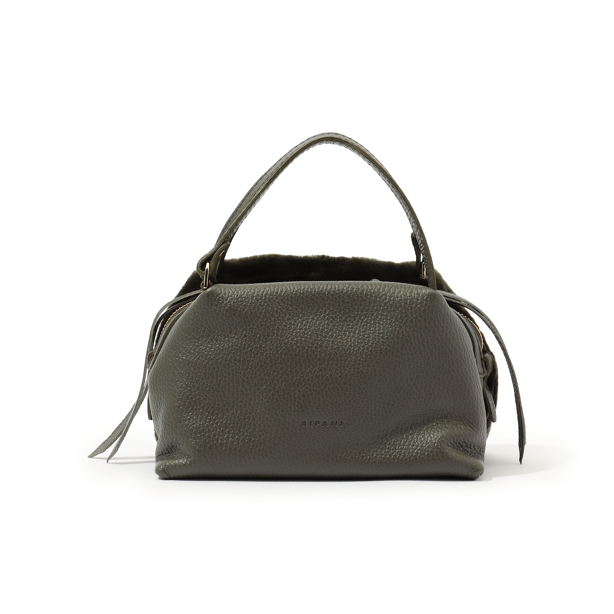 RIPANI RONDINE S ムートンコンビ ショルダーバッグ